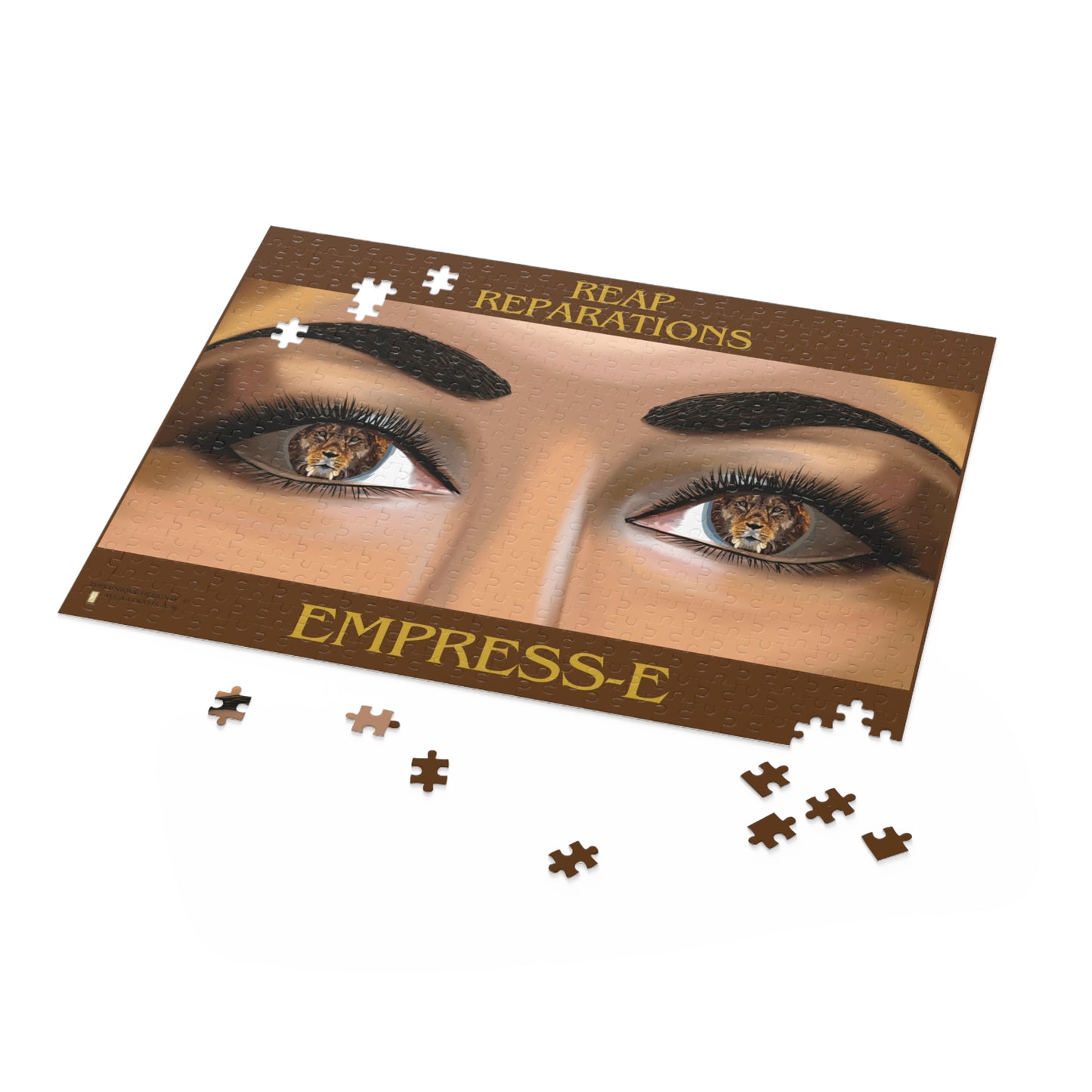 Puzzle (120, 252, 500-Piece) strong like a LION.EMPRESS-E. kwanzaa, birthday