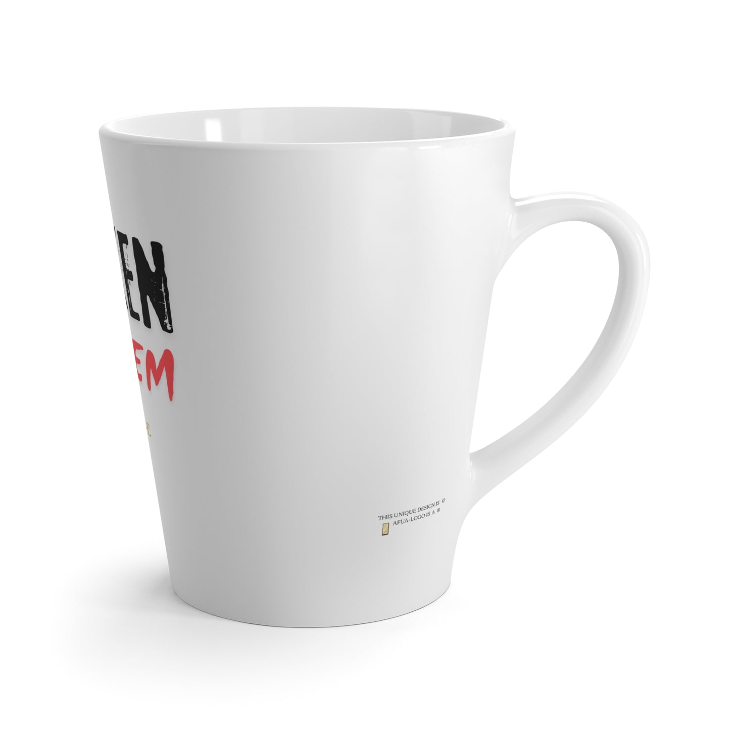 Latte Mug with BROKEN SYSTEM