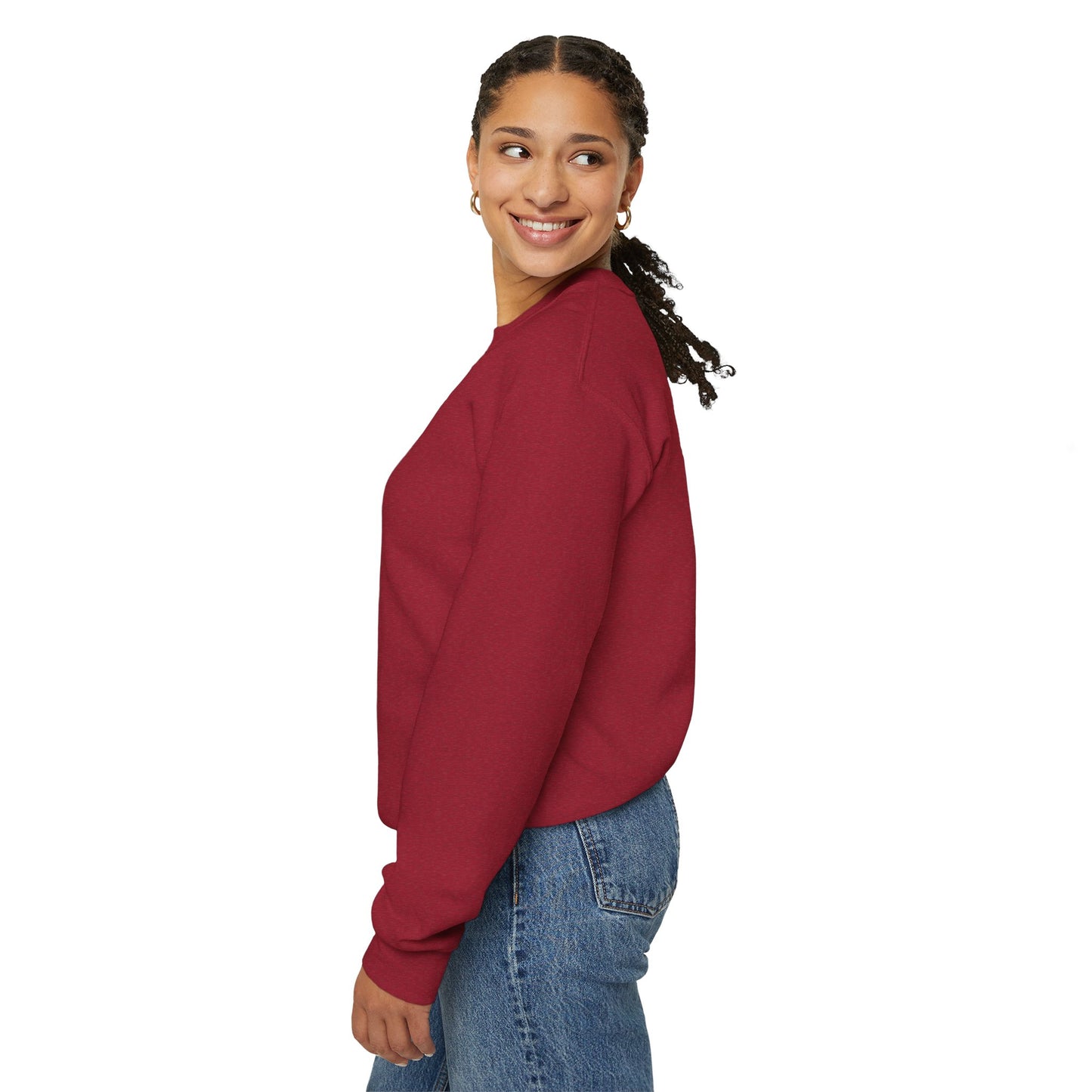 Music Lover Heavy Blend Sweatshirt - I'm Watching You Watching Me Rock Song SHADOO by Empress-E
