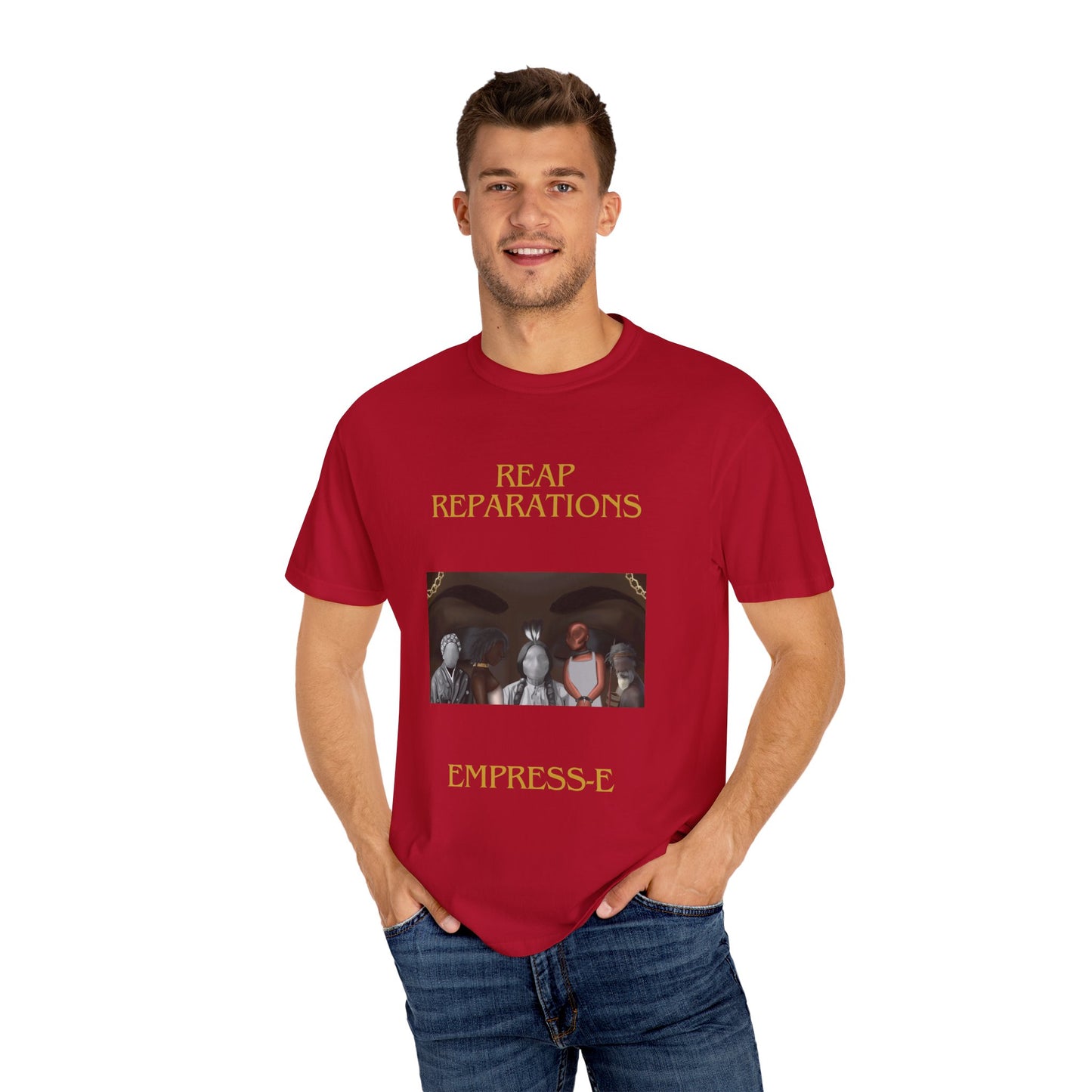 REAP REPARATIONS Unisex T-shirt for Black History, Civil Rights,Juneteenth, BLM