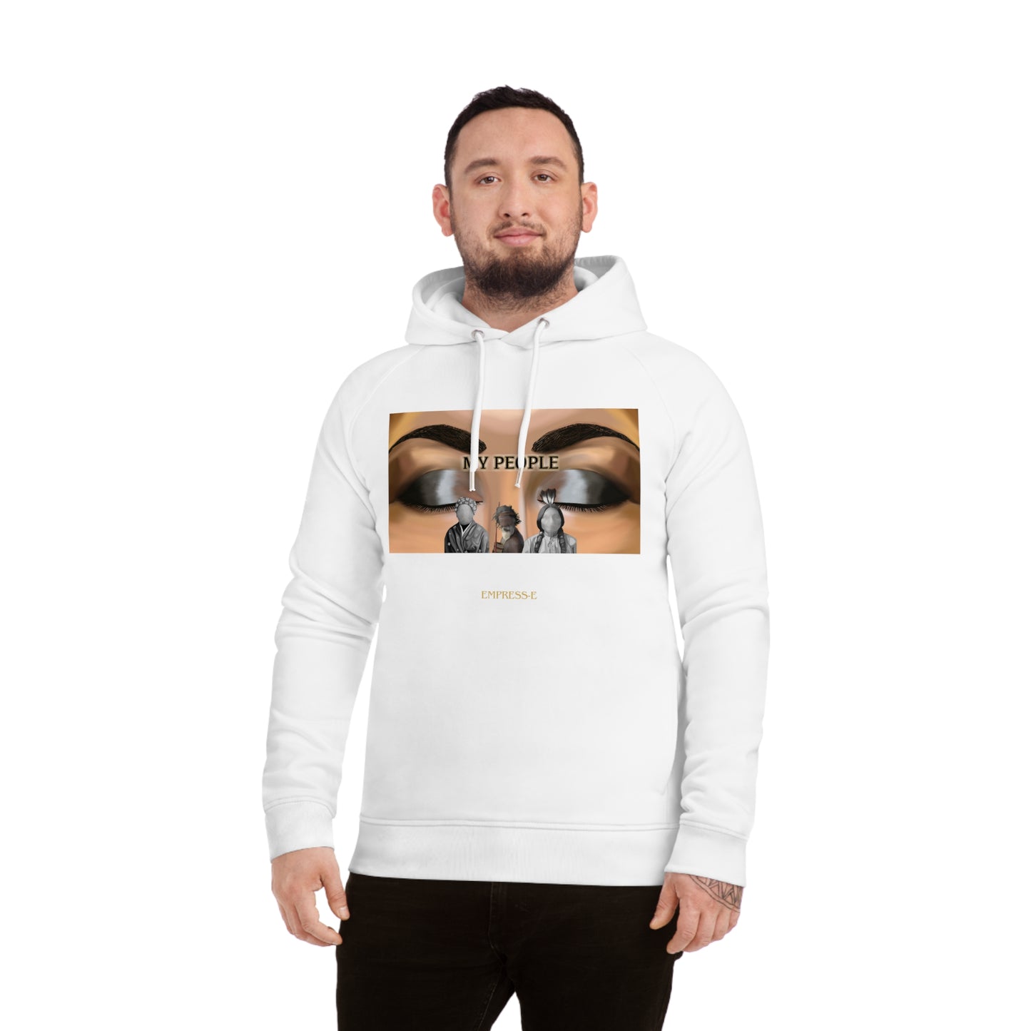 Hoodie - MY PEOPLE REAP REPARATIONS BLACK HISTORY EMPRESS-E