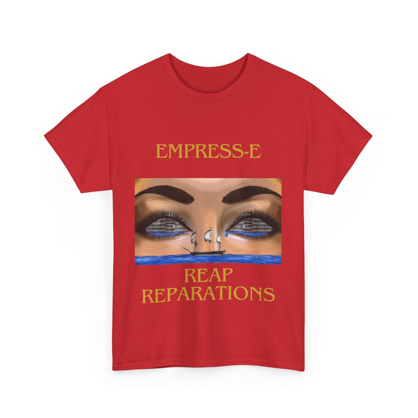 T-Shirt REAP REPARATIONS slave ships eyes black history