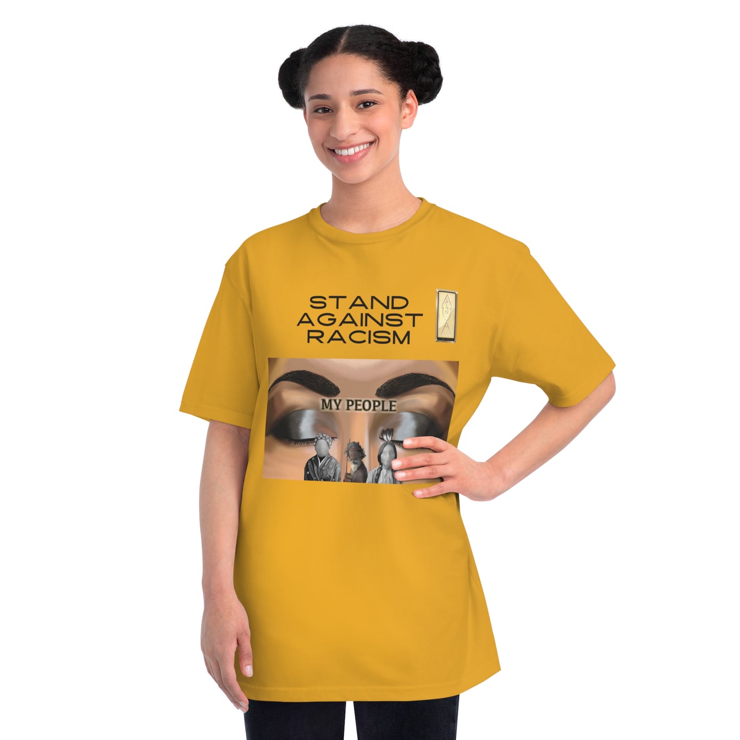 Stand Against Racism My people Organic Unisex T-Shirt