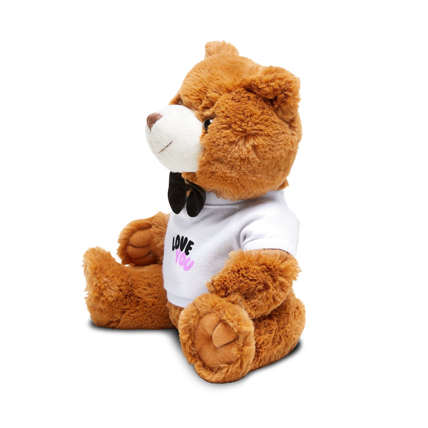 Love You Teddy Bear - Cuddly Plush Toy with T-Shirt
