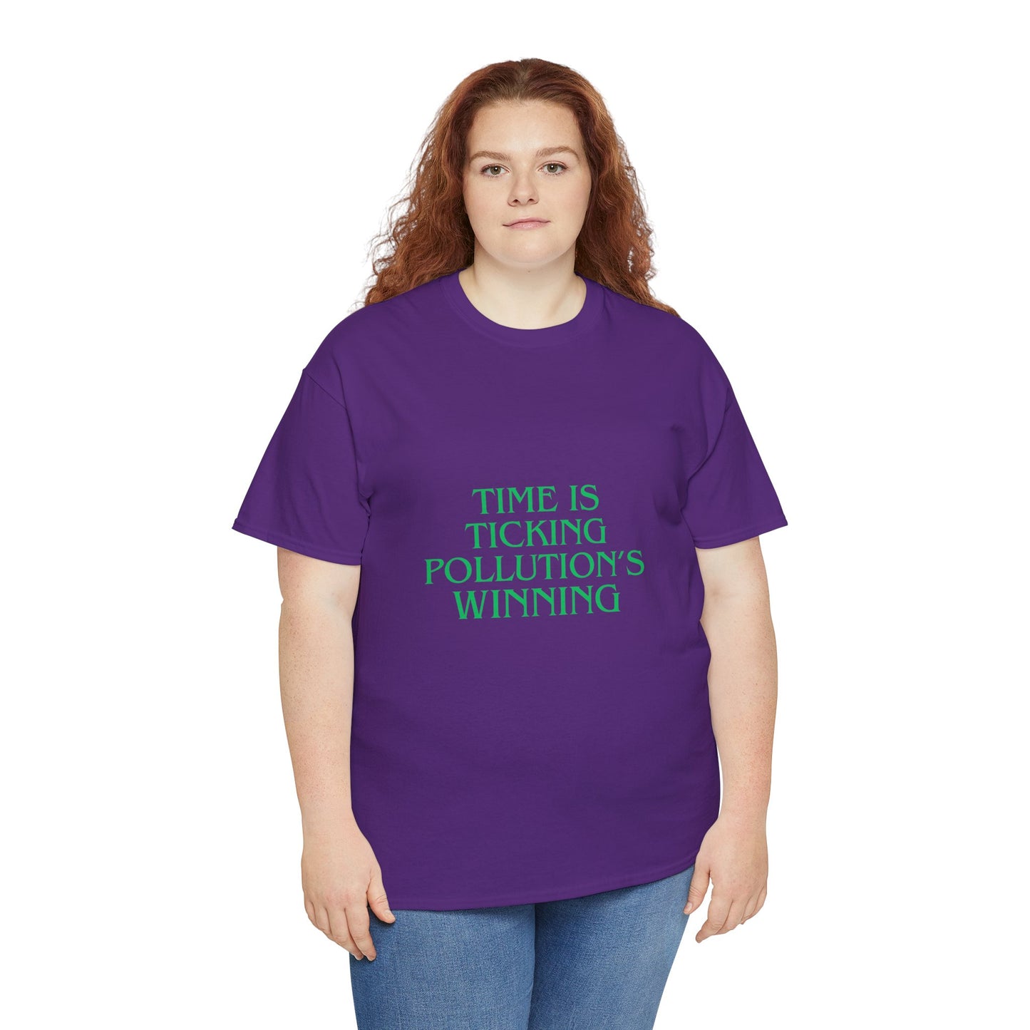 Unisex Heavy Cotton Tee, Time is ticking