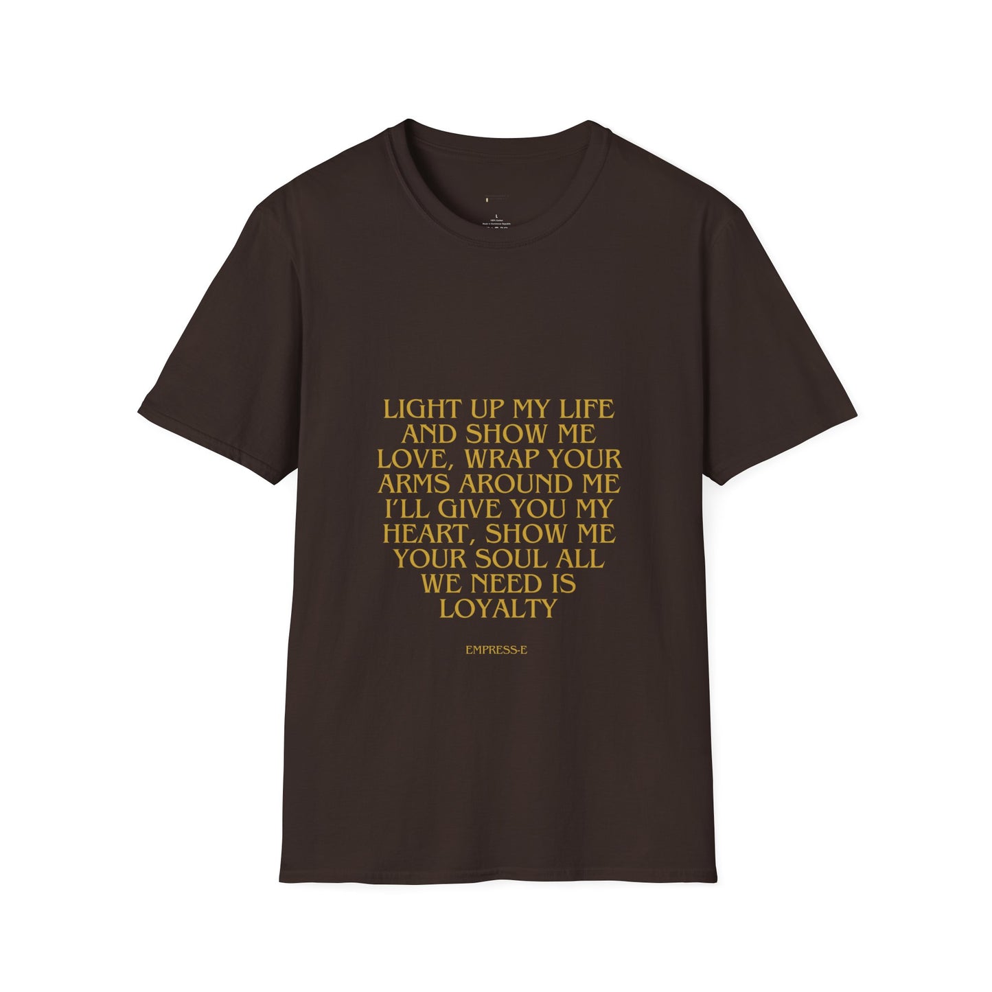 Graphic Tee Live Life and Love Unisex T-Shirt