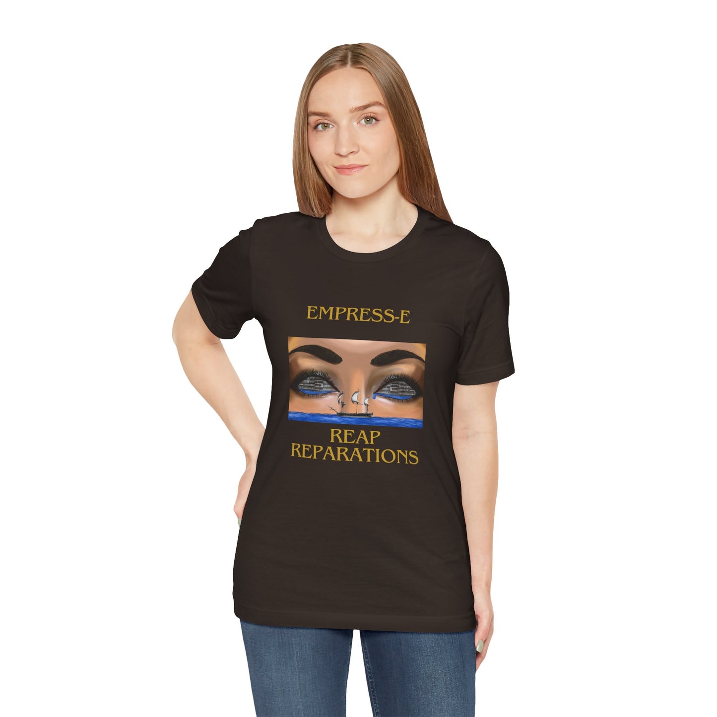 T-Shirt REAP REPARATIONS Crying Eyes Unisex Jersey Short Sleeve Tee