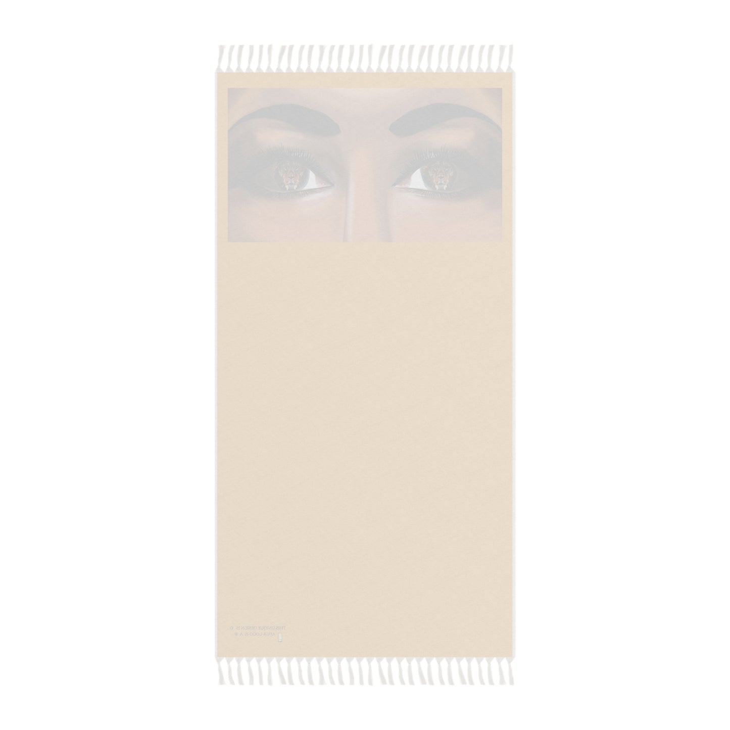 boho beach cloth,EMPRESS-E Lion Eyes design, beach towel, meditation rug