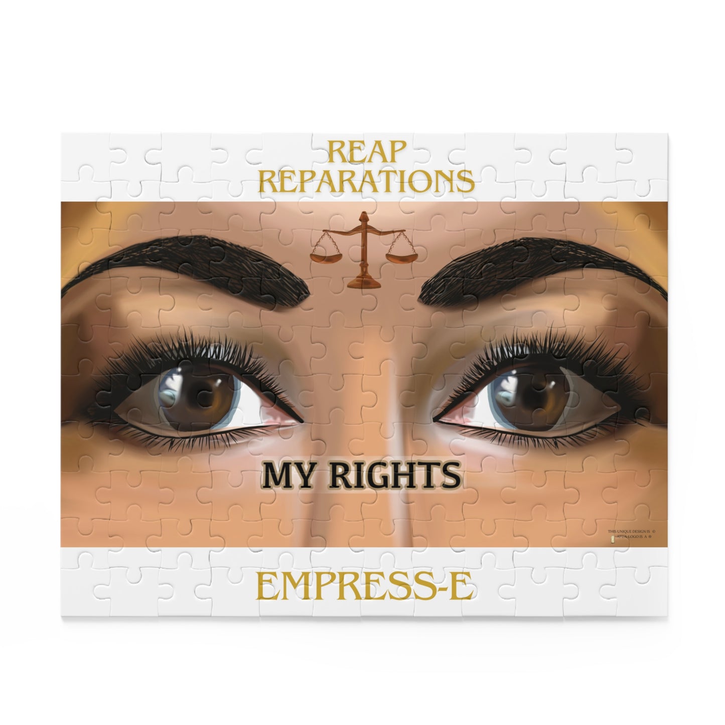 Puzzle, Black History MY RIGHTS Reap Reparations, Jigsaw, Educational Toy,
