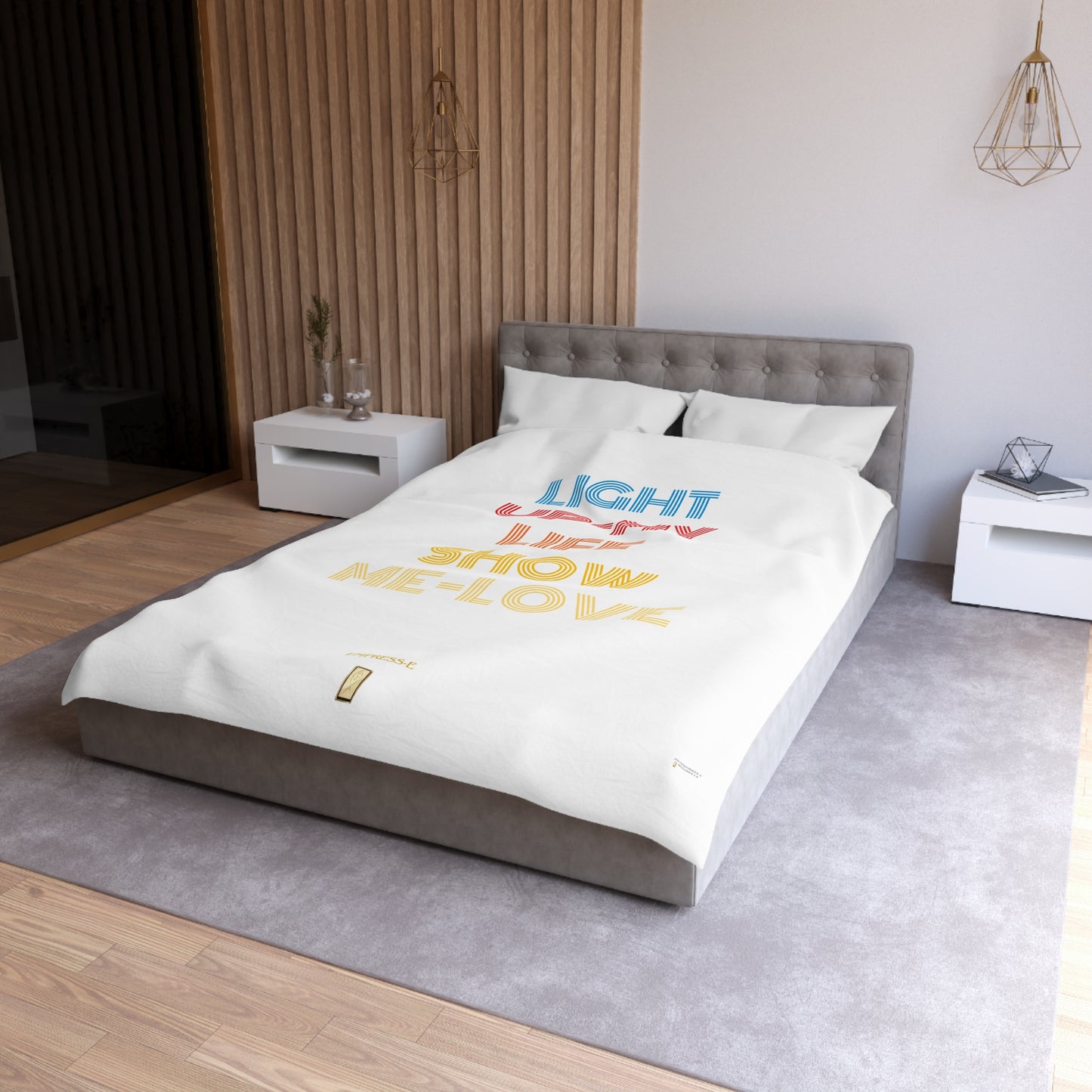 Duvet Cover - Light Up My Life show me love