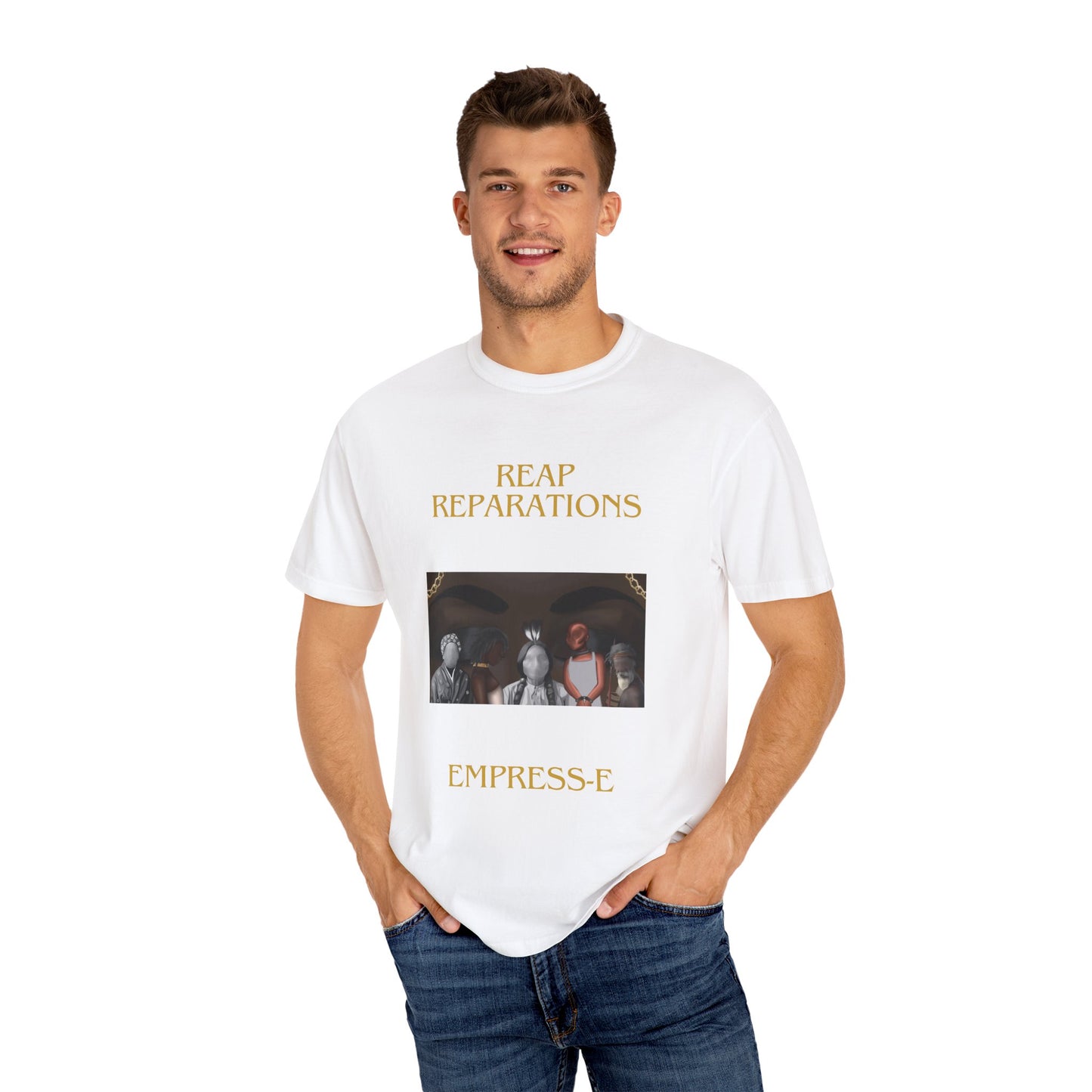 REAP REPARATIONS Unisex T-shirt for Black History, Civil Rights,Juneteenth, BLM