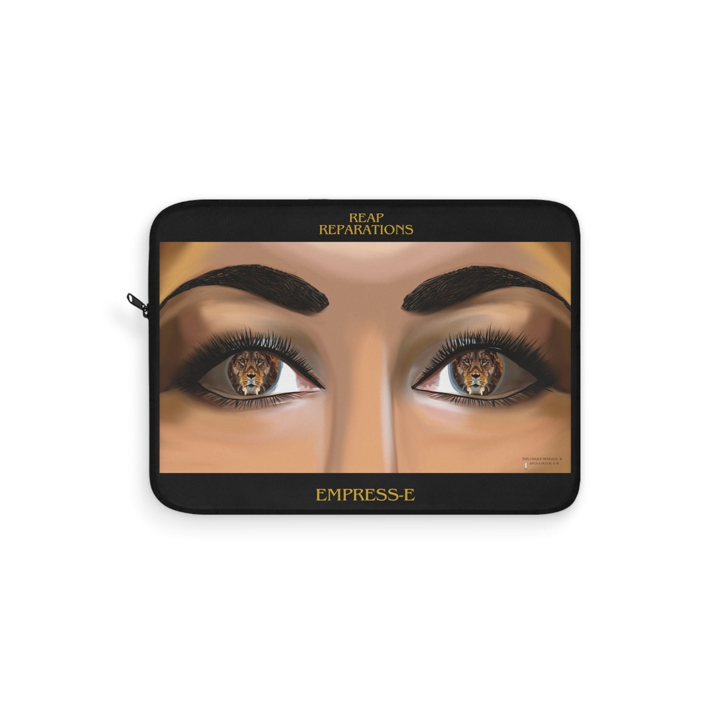 Laptop Sleeve Empress-E Lion Eyes Black History Reap Reparations