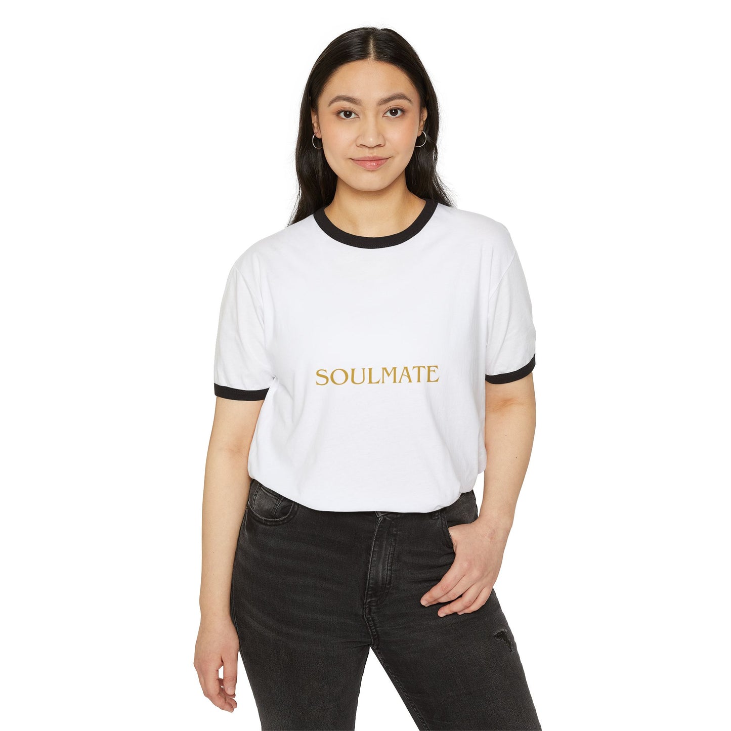 Ringer T-Shirt - SOULMATE the most beautiful thing in my mind