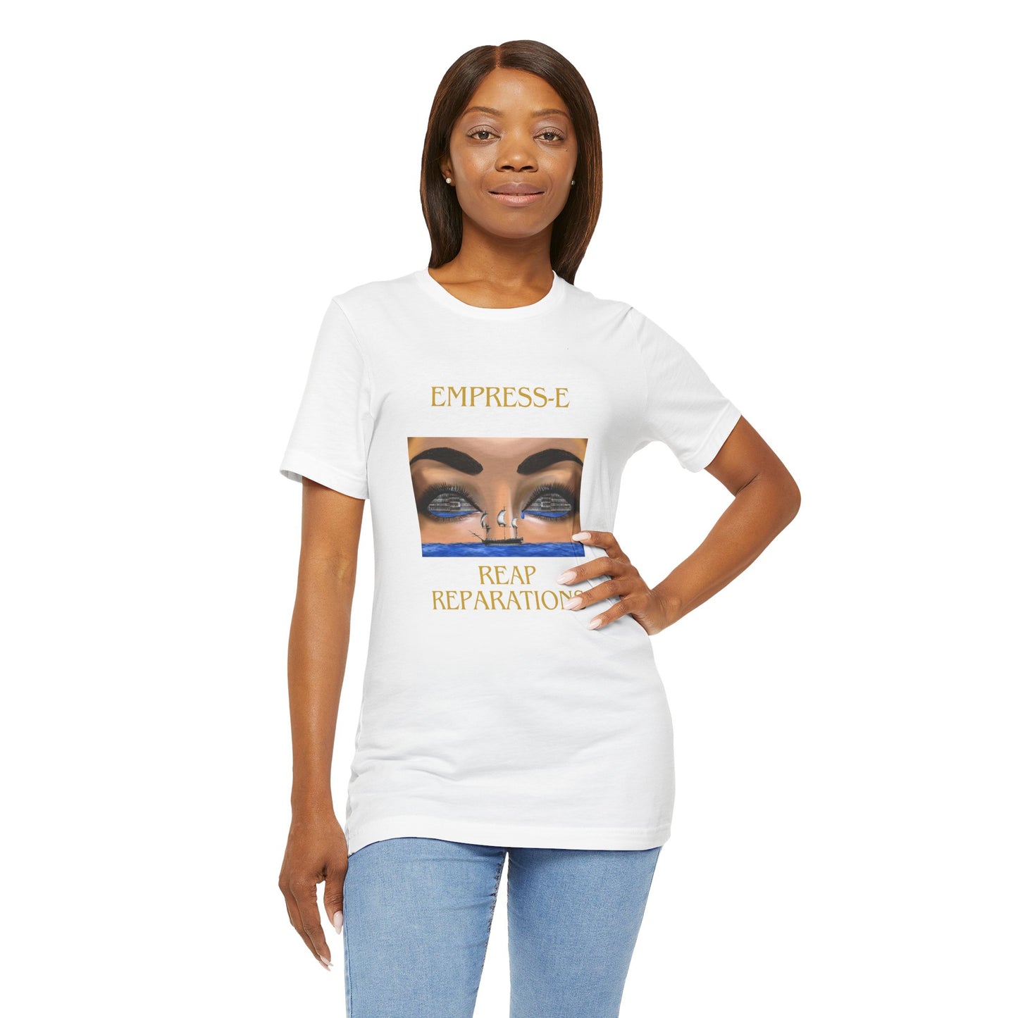 T-Shirt REAP REPARATIONS Crying Eyes Unisex Jersey Short Sleeve Tee