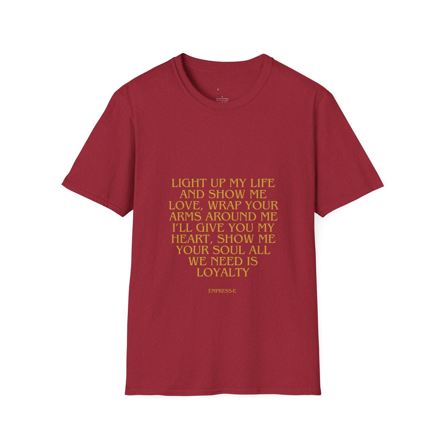 Graphic Tee Live Life and Love Unisex T-Shirt