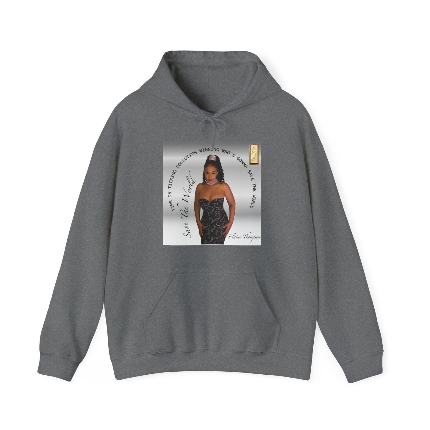 Hooded Sweatshirt - Save the World - Global Warming Awareness