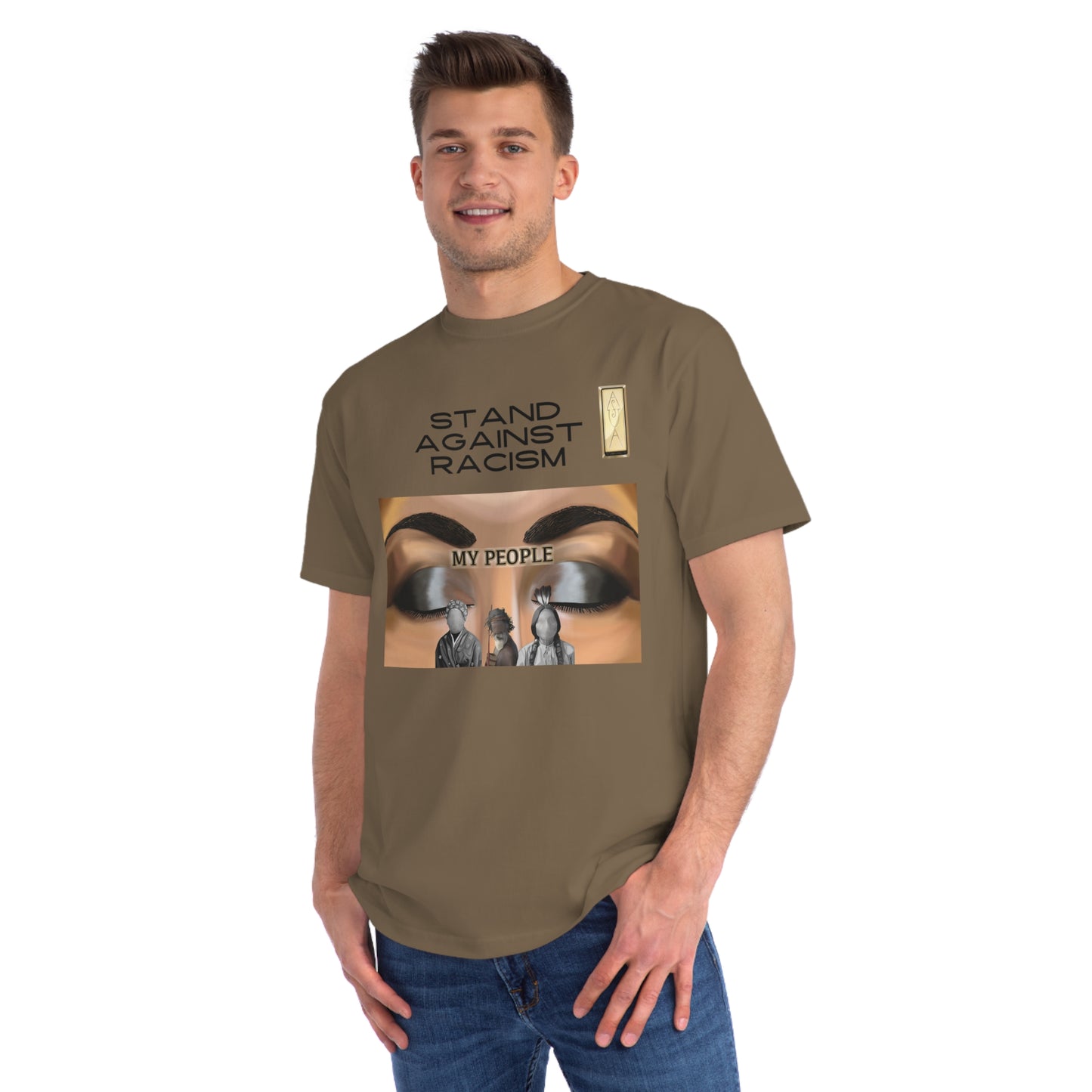 Stand Against Racism My people Organic Unisex T-Shirt