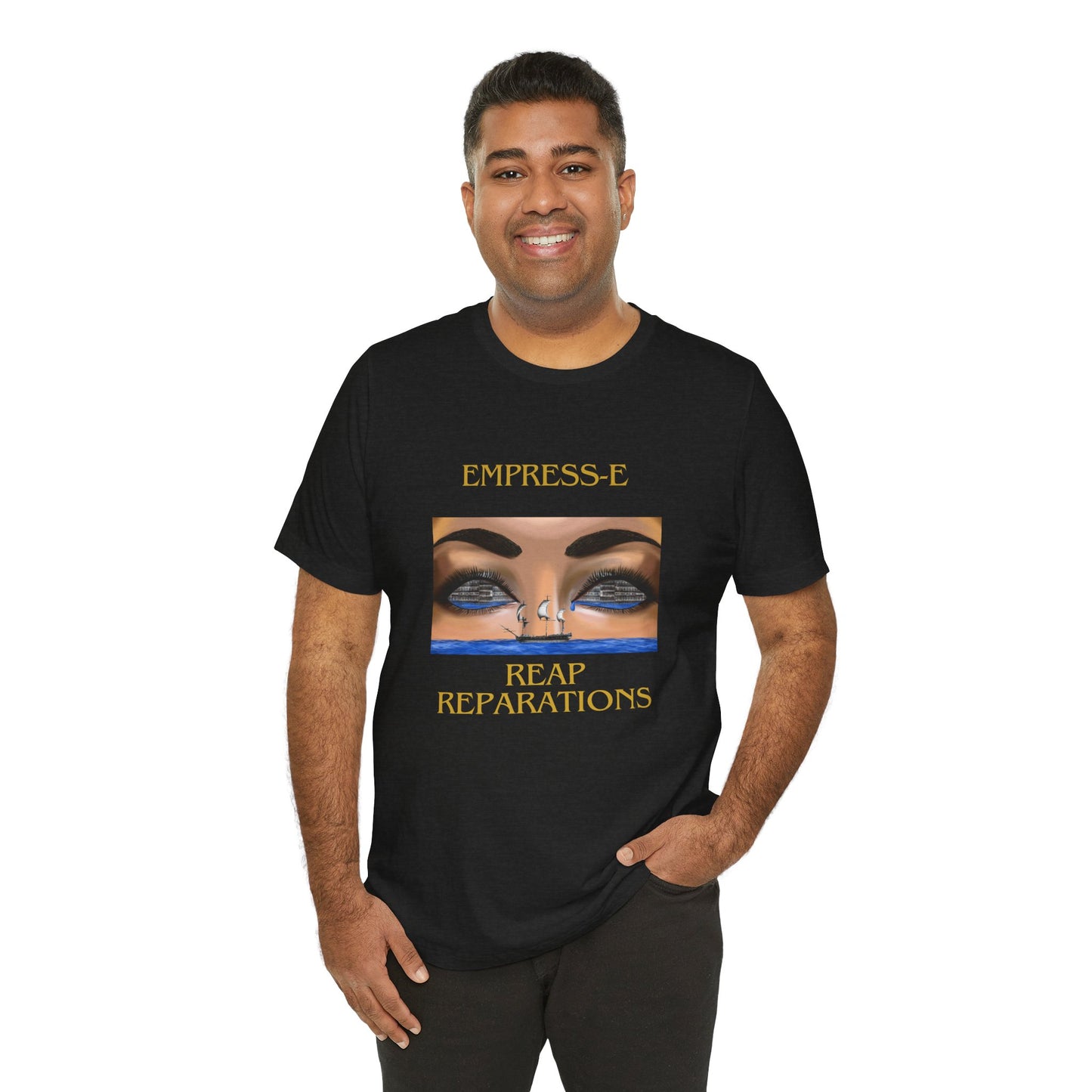 T-Shirt REAP REPARATIONS Crying Eyes Unisex Jersey Short Sleeve Tee