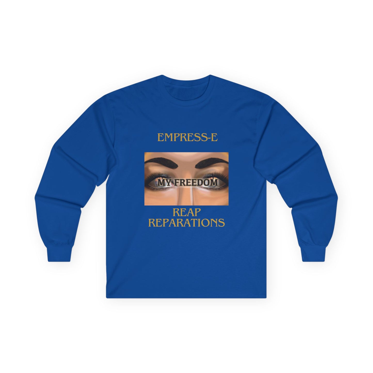Black History Unisex Long Sleeve Tee - MY FREEDOM Design