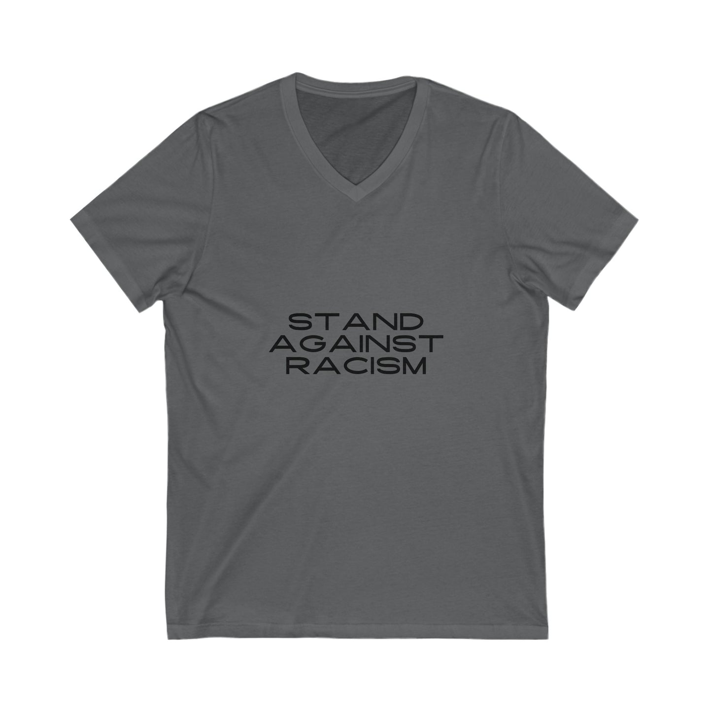 Empress-E STAND AGAINST RACISM Unisex V-Neck Tee, Top