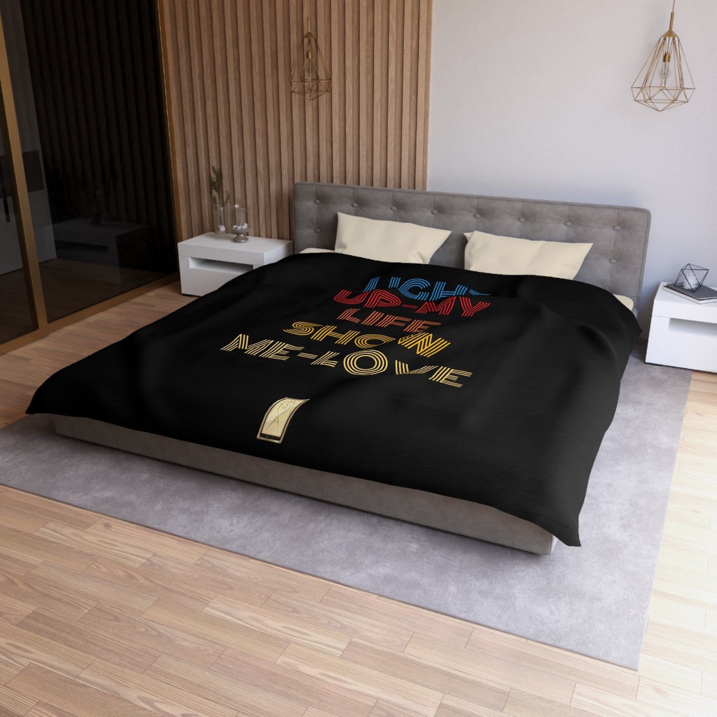 Duvet Cover - Live Life and Love - EMPRESS-E -LIGHT UP MY LIFE