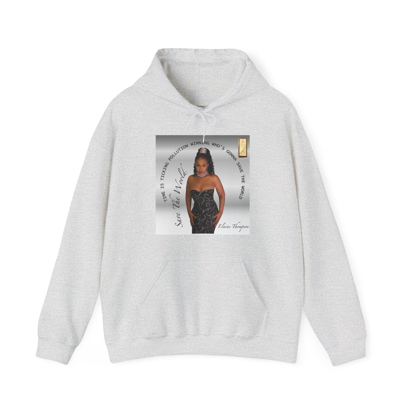 Hooded Sweatshirt - Save the World - Global Warming Awareness