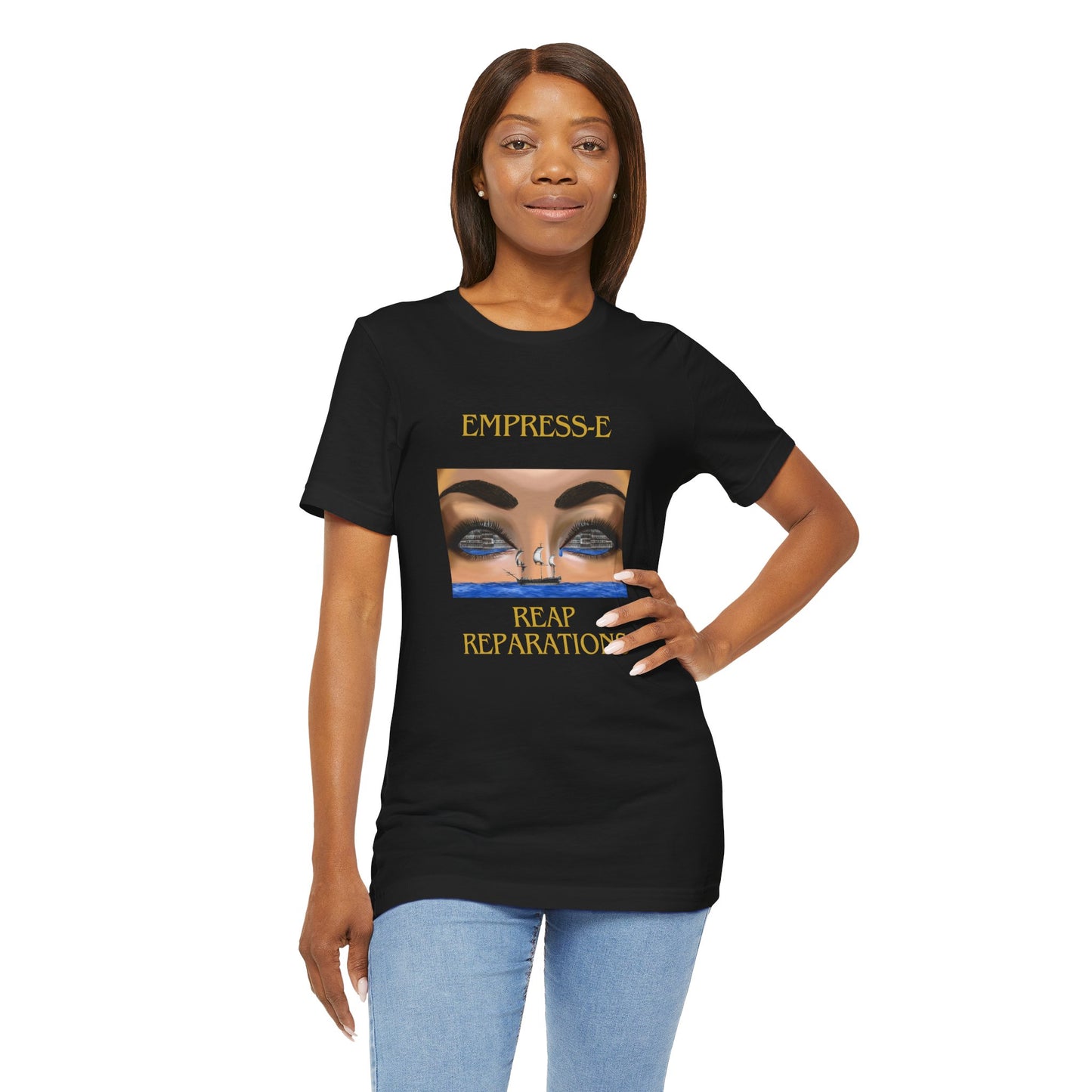 T-Shirt REAP REPARATIONS Crying Eyes Unisex Jersey Short Sleeve Tee