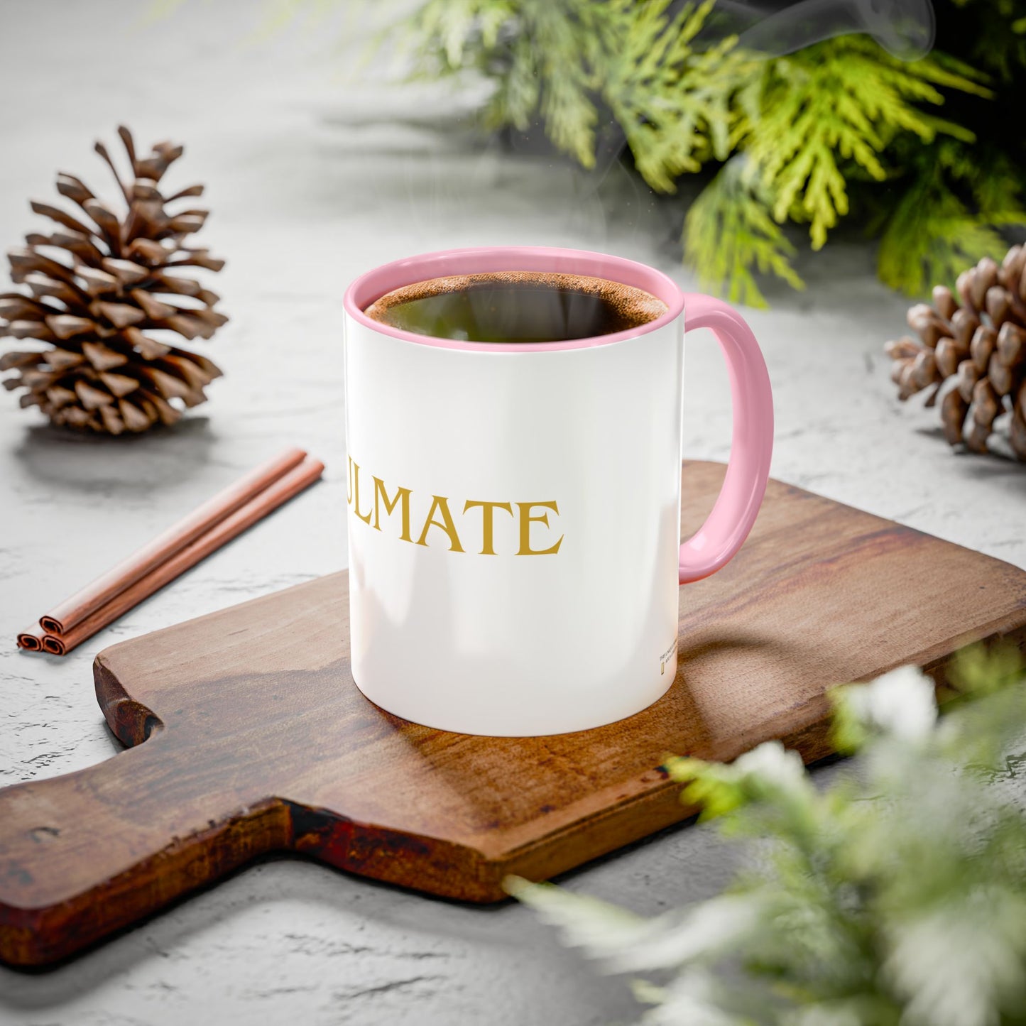 Mug - Colorful 11oz SOULMATE Love Gift for Couples