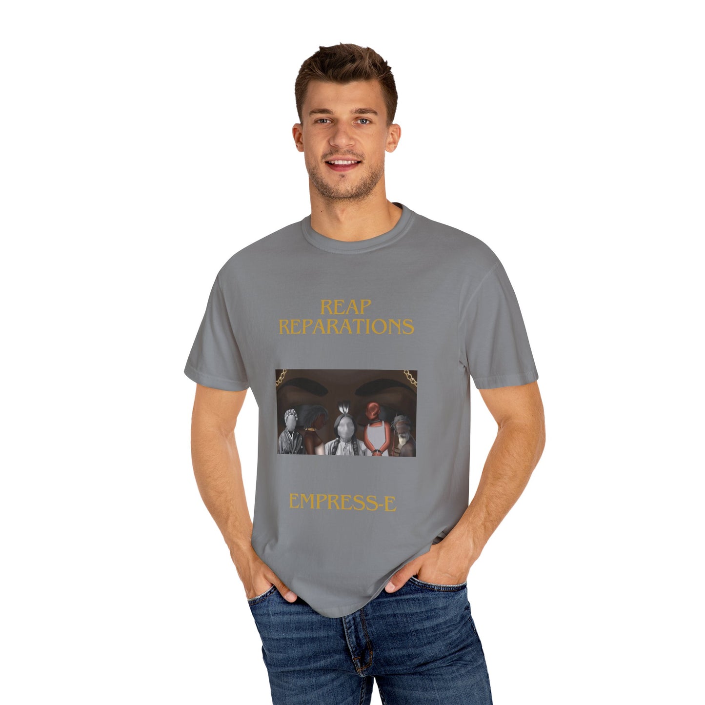 REAP REPARATIONS Unisex T-shirt for Black History, Civil Rights,Juneteenth, BLM