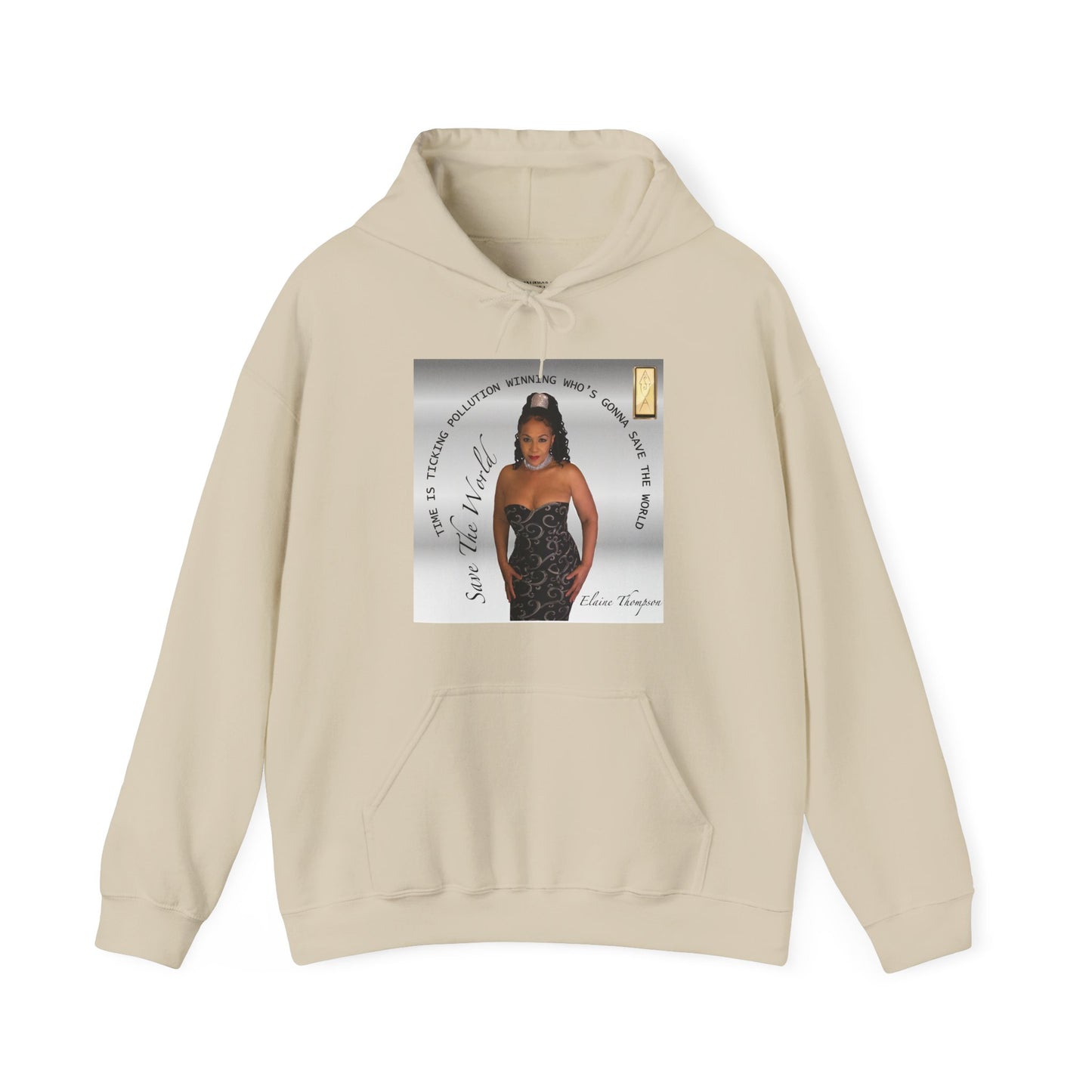 Hooded Sweatshirt - Save the World - Global Warming Awareness