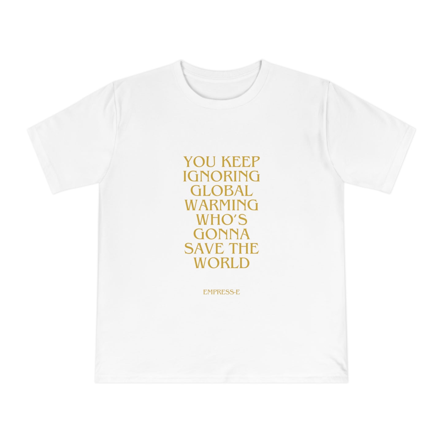 T-Shirt - GLOBAL WARMING TIME IS TICKING