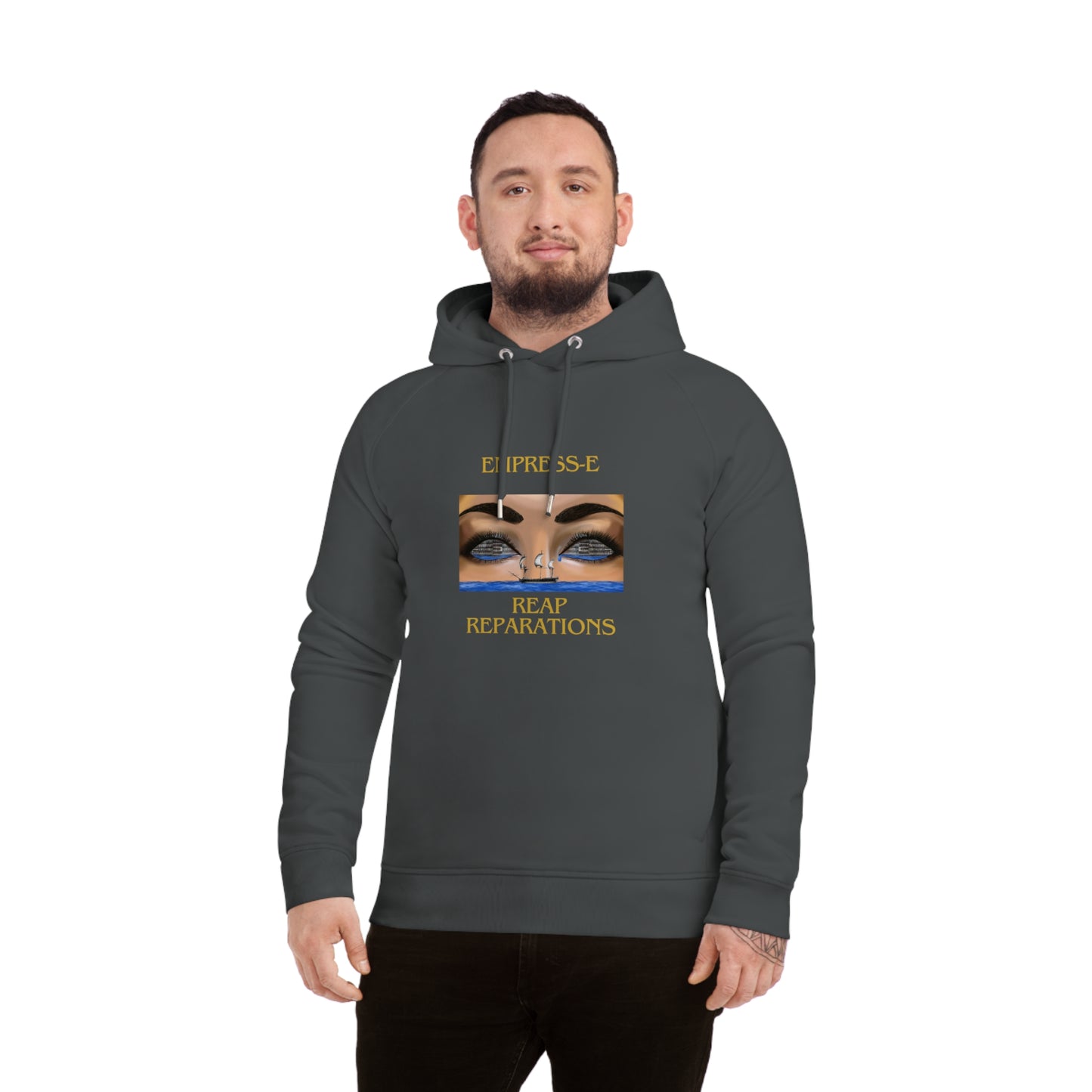 Hoodie - Slave Ship Reap Reparation EMPRESS-E Black History Design