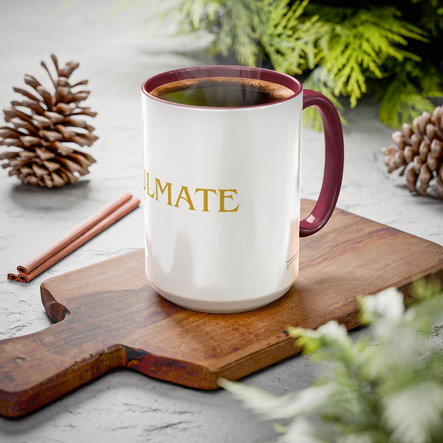 Mug - Colorful 11oz SOULMATE Love Gift for Couples