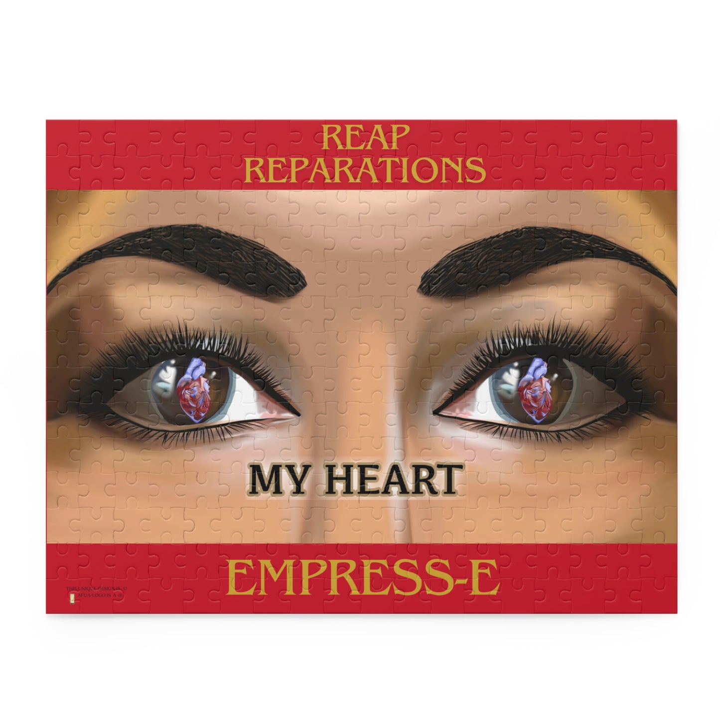 Puzzle (120, 252, 500-Piece) MY HEART- EMPRESS-E kwanzaa ,Christmas, birthday