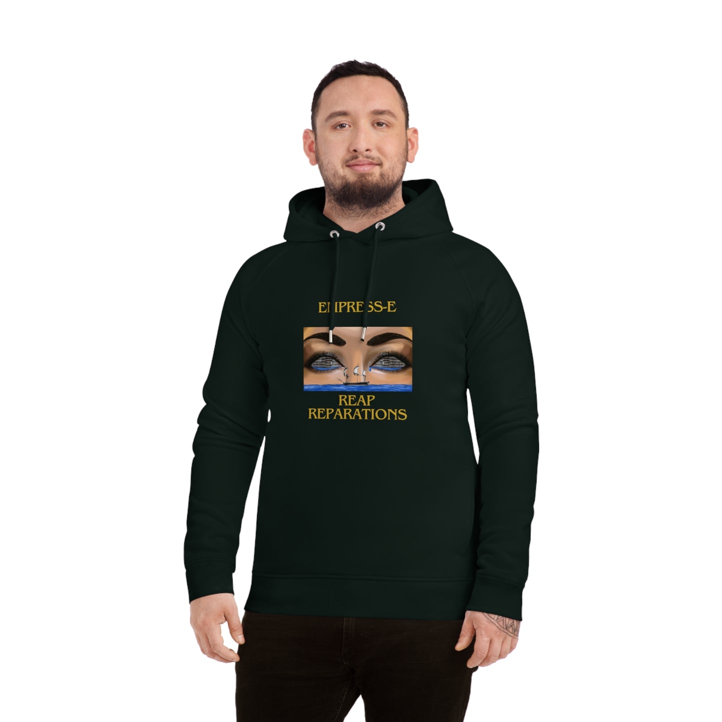 Hoodie - Slave Ship Reap Reparation EMPRESS-E Black History Design