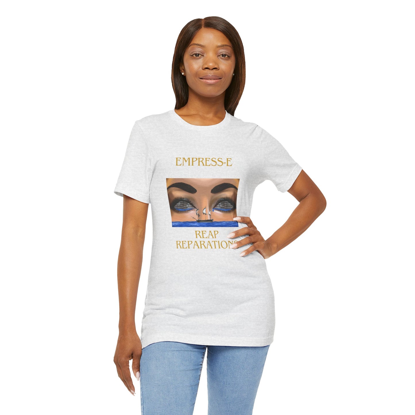 T-Shirt REAP REPARATIONS Crying Eyes Unisex Jersey Short Sleeve Tee