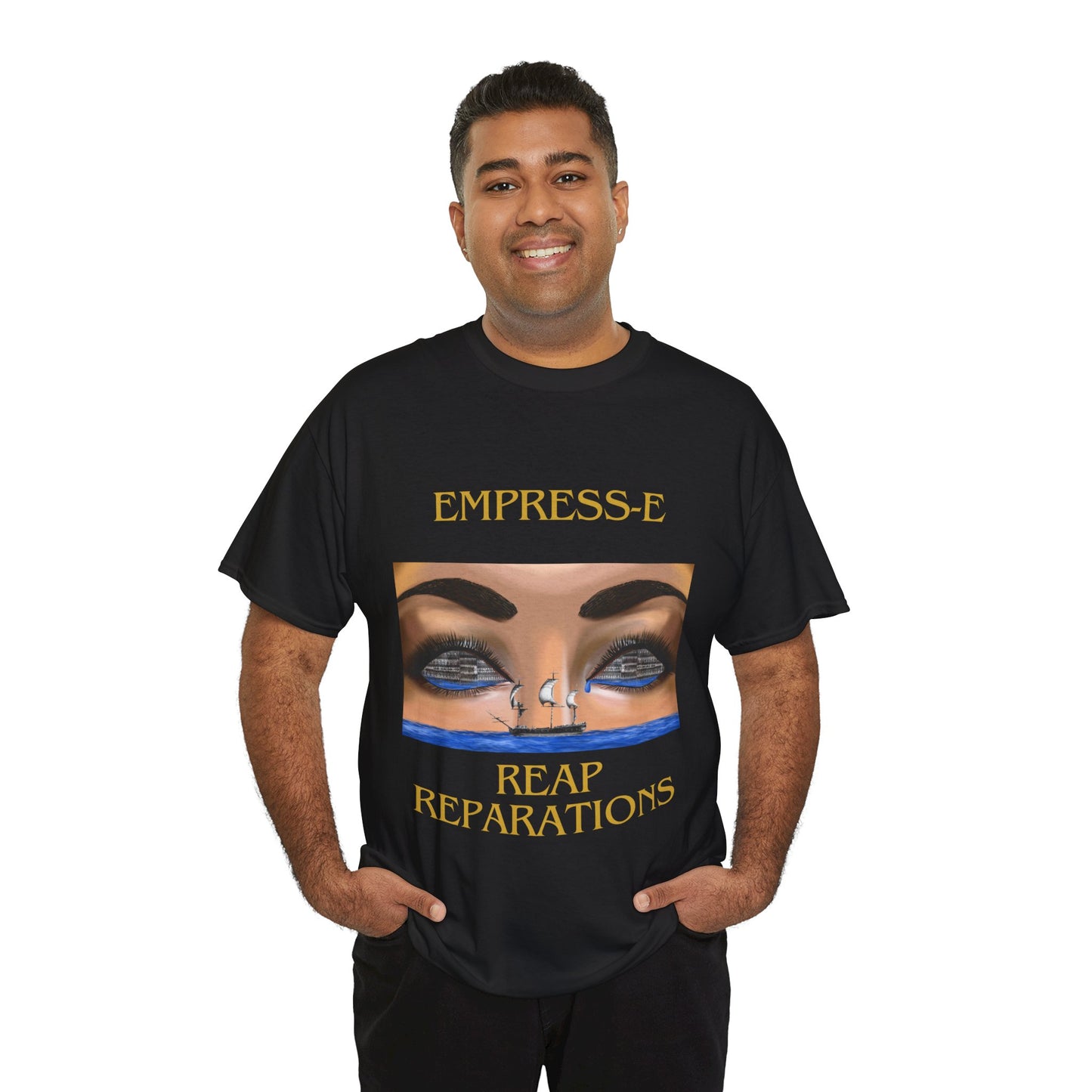 T-Shirt REAP REPARATIONS slave ships eyes black history