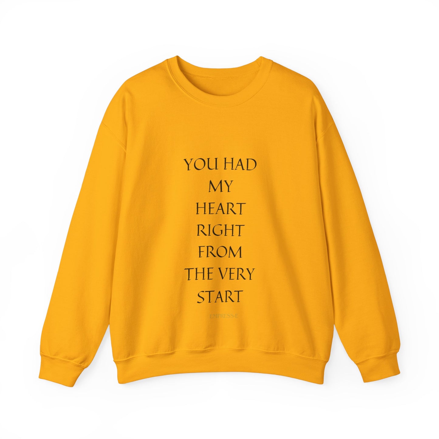 Soulmate Unisex Sweatshirt - You Had My Heart From the Start