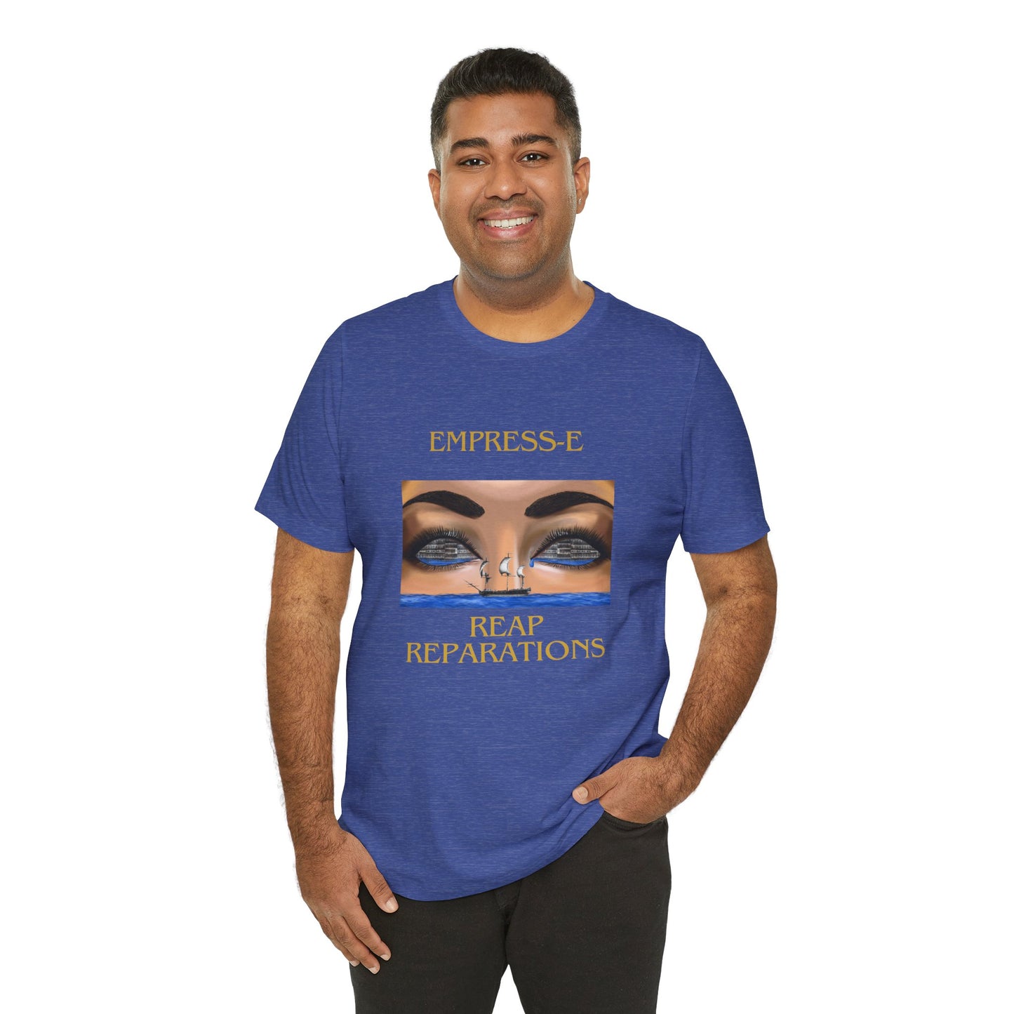 T-Shirt REAP REPARATIONS Crying Eyes Unisex Jersey Short Sleeve Tee