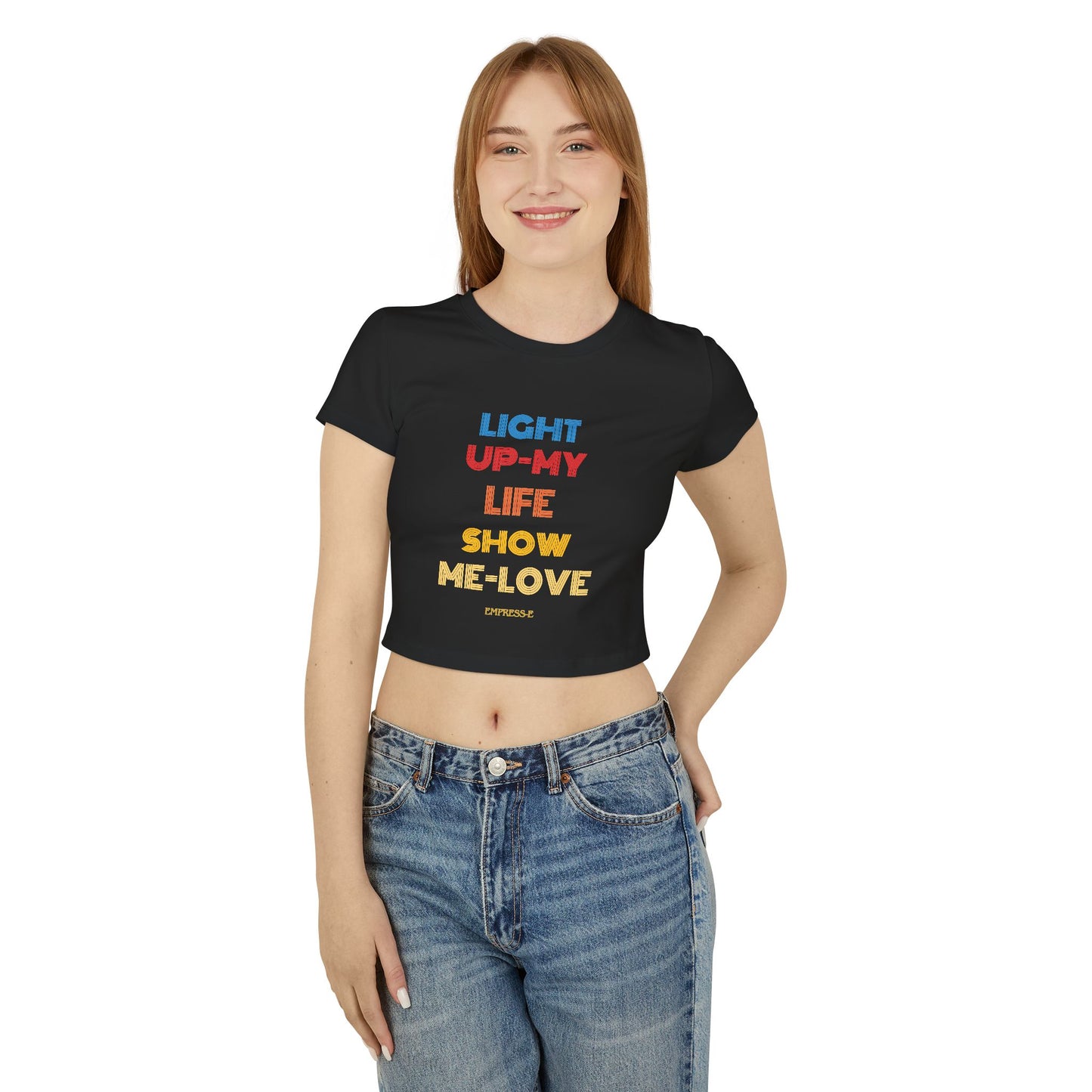Baby Tee: Live Life and Love Women's T-Shirt