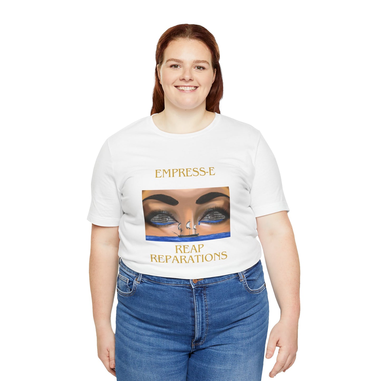 T-Shirt REAP REPARATIONS Crying Eyes Unisex Jersey Short Sleeve Tee