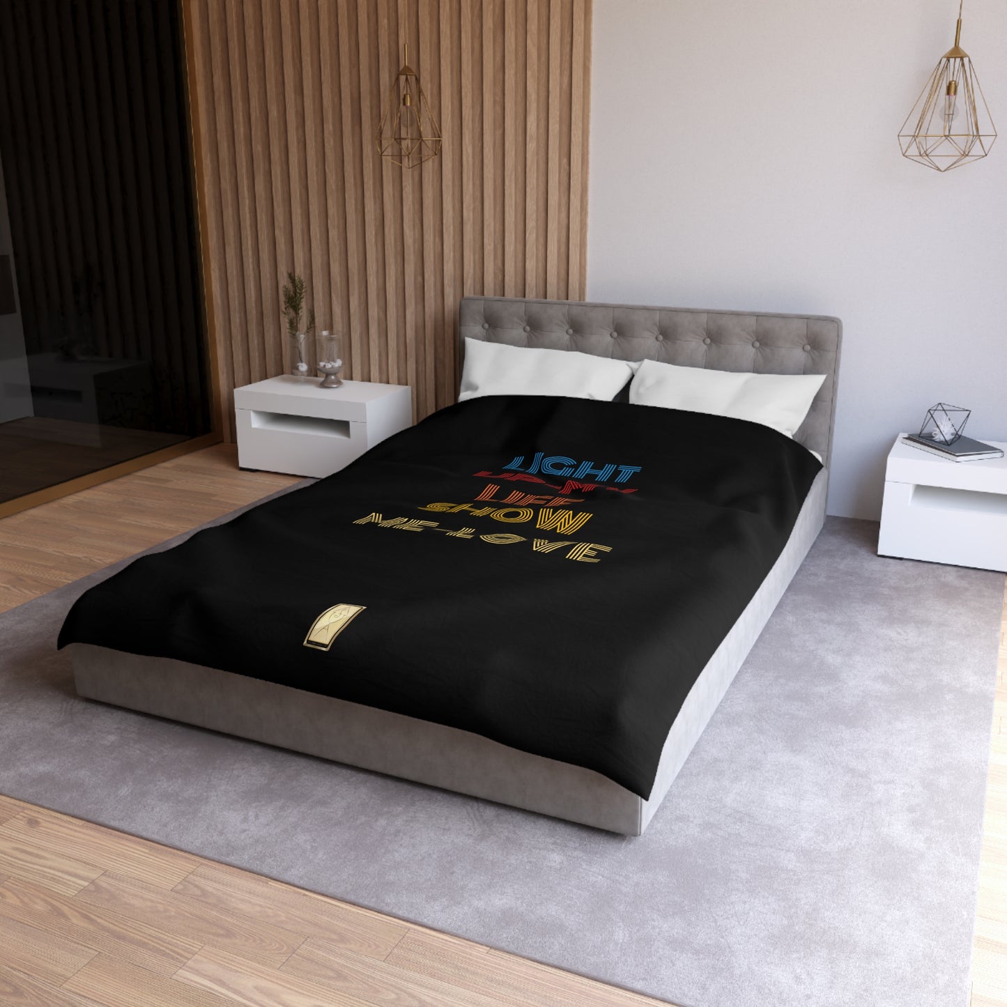 Duvet Cover - Live Life and Love - EMPRESS-E -LIGHT UP MY LIFE