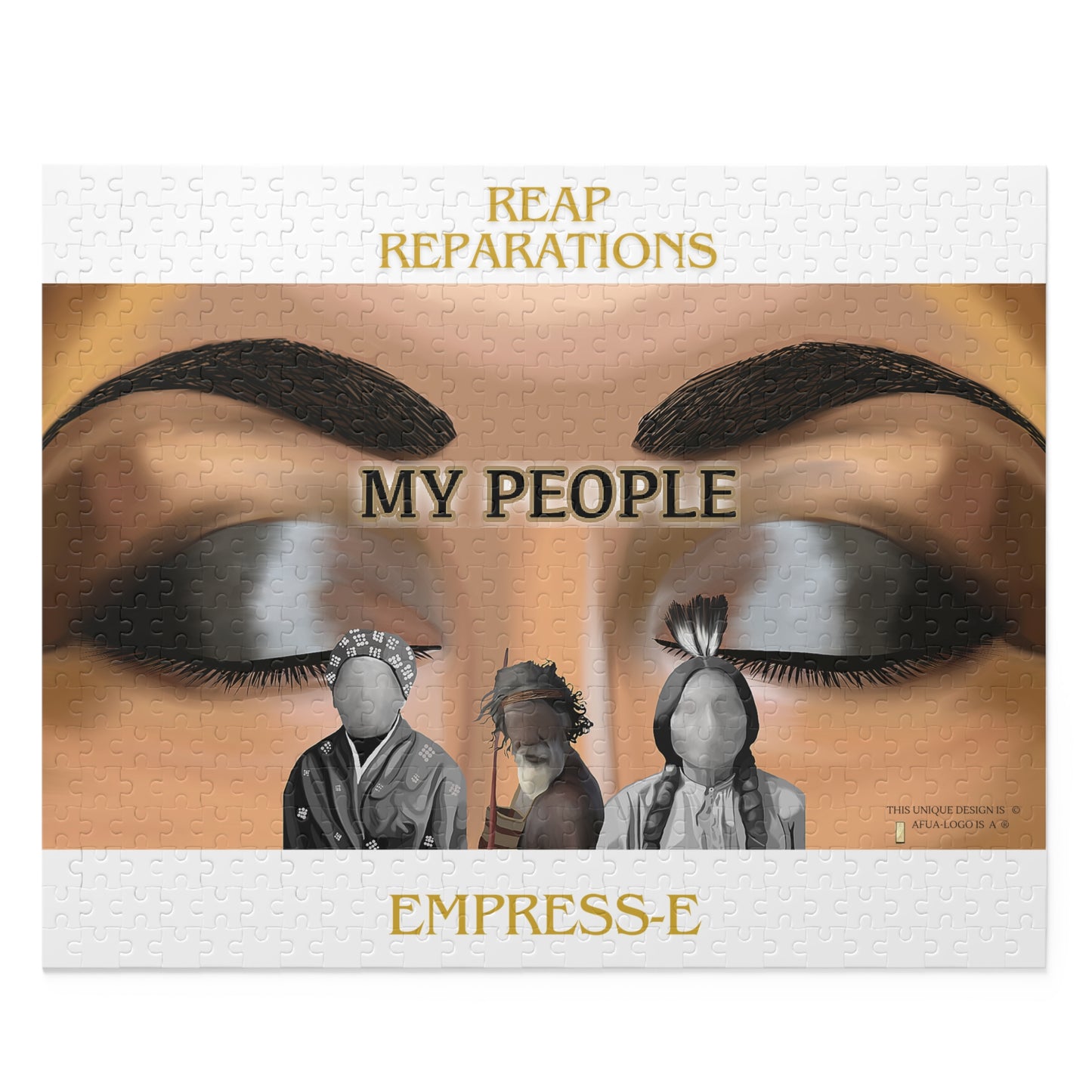 Puzzle (120, 252, 500-Piece) EMPRESS-E my people Reap Reparations, Heritage,