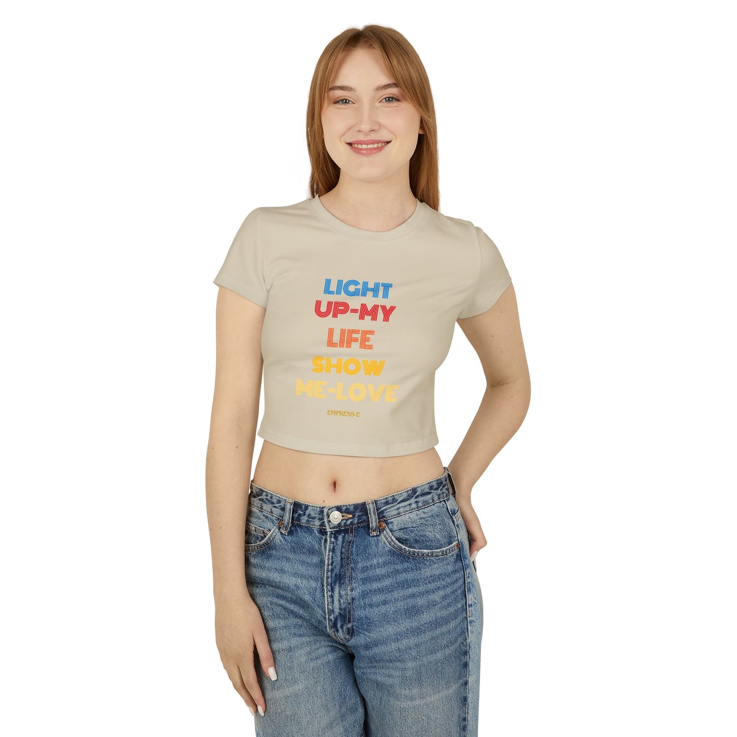 Baby Tee: Live Life and Love Women's T-Shirt