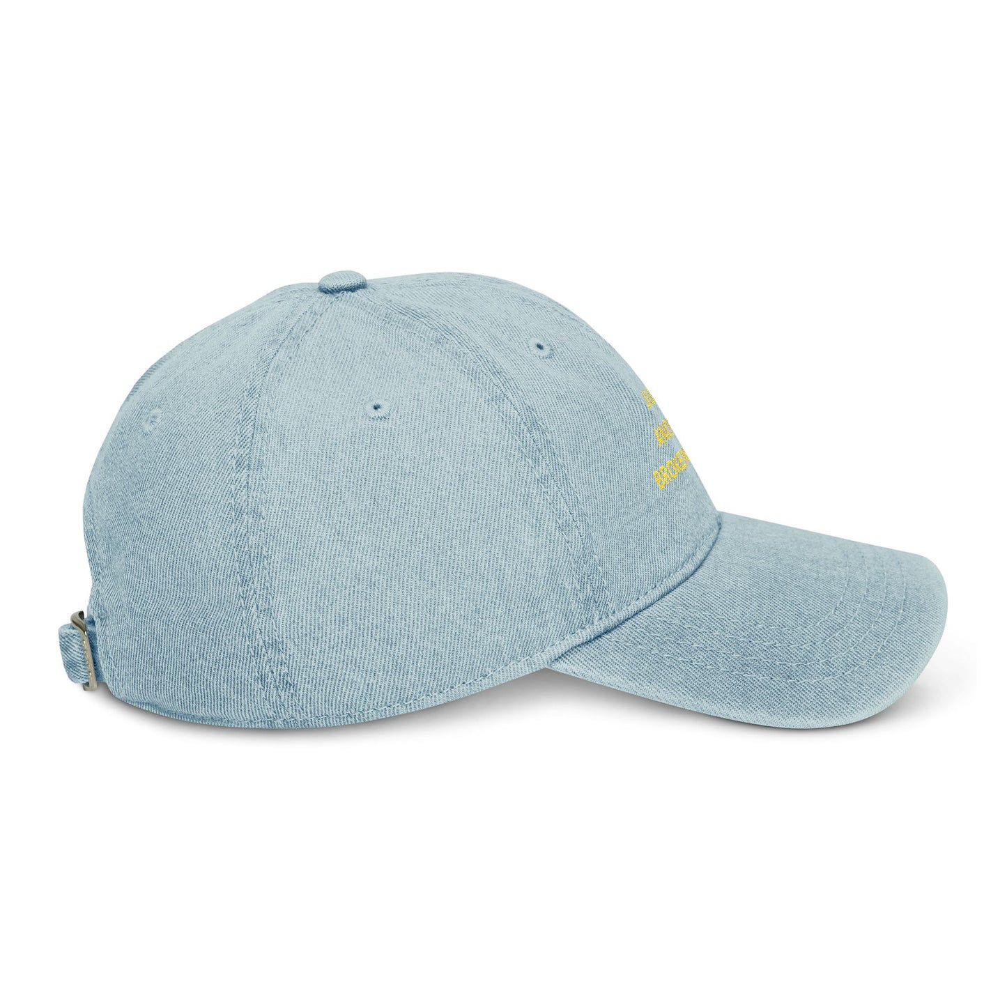 Embroidered Denim Hat - Just Another Broken System