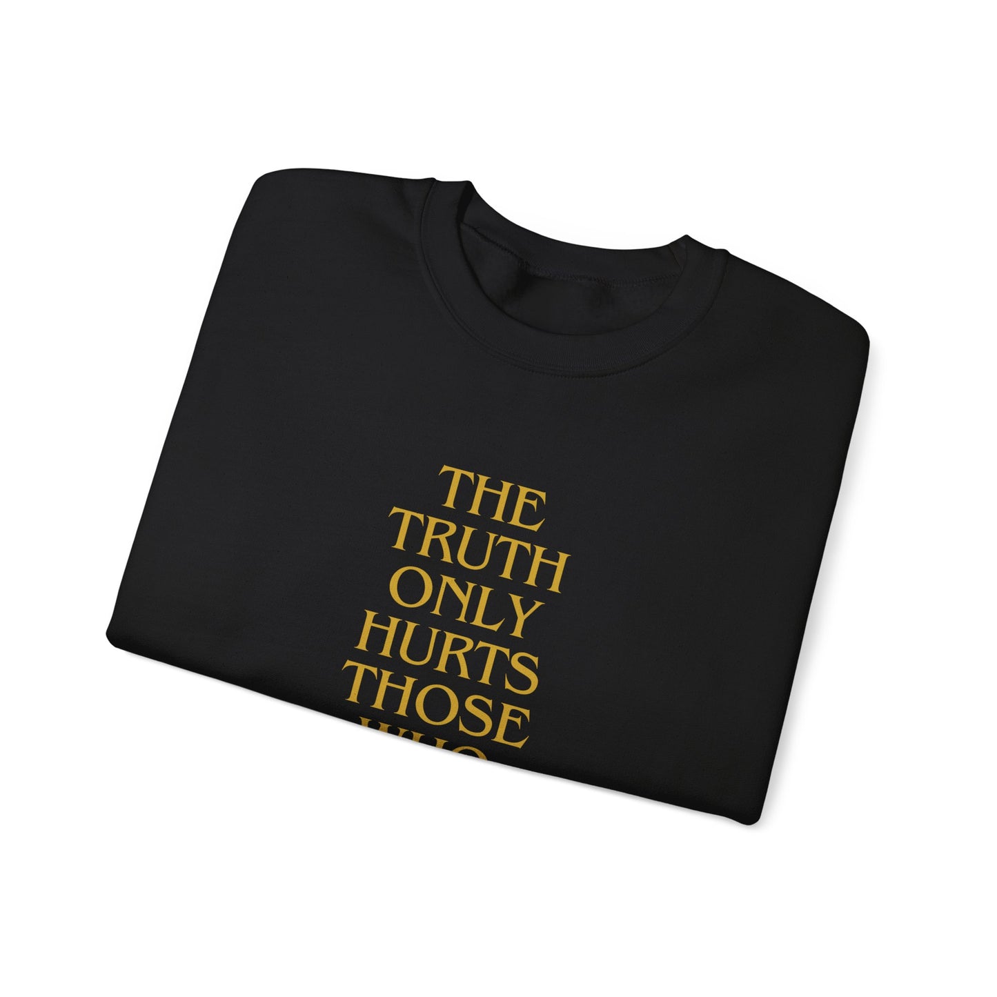THE TRUTH Heavy Blend Sweatshirt, Unisex Crewneck Jumper for Fans of Honesty, Comfortable Pullover for Casual Wear,