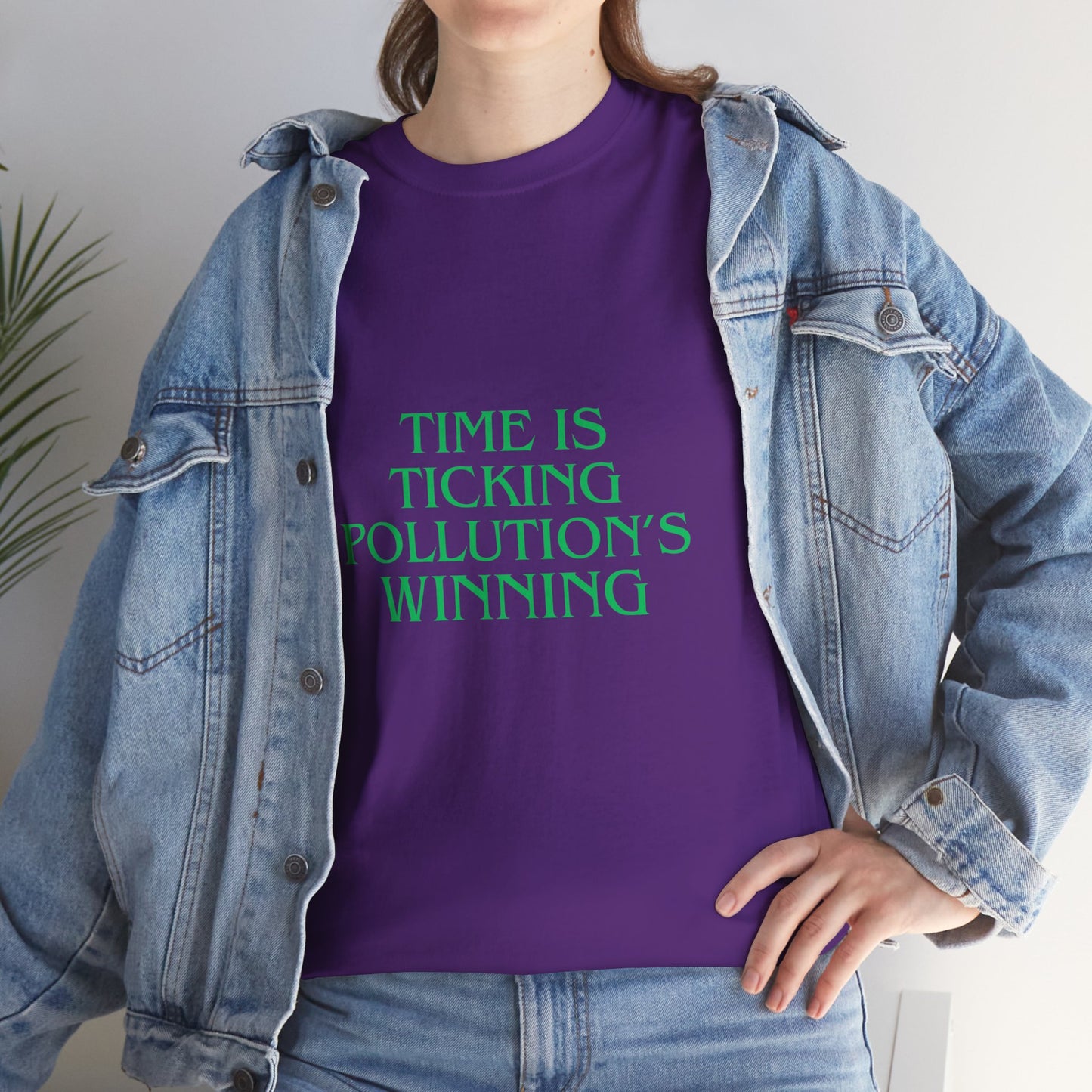 Unisex Heavy Cotton Tee, Time is ticking