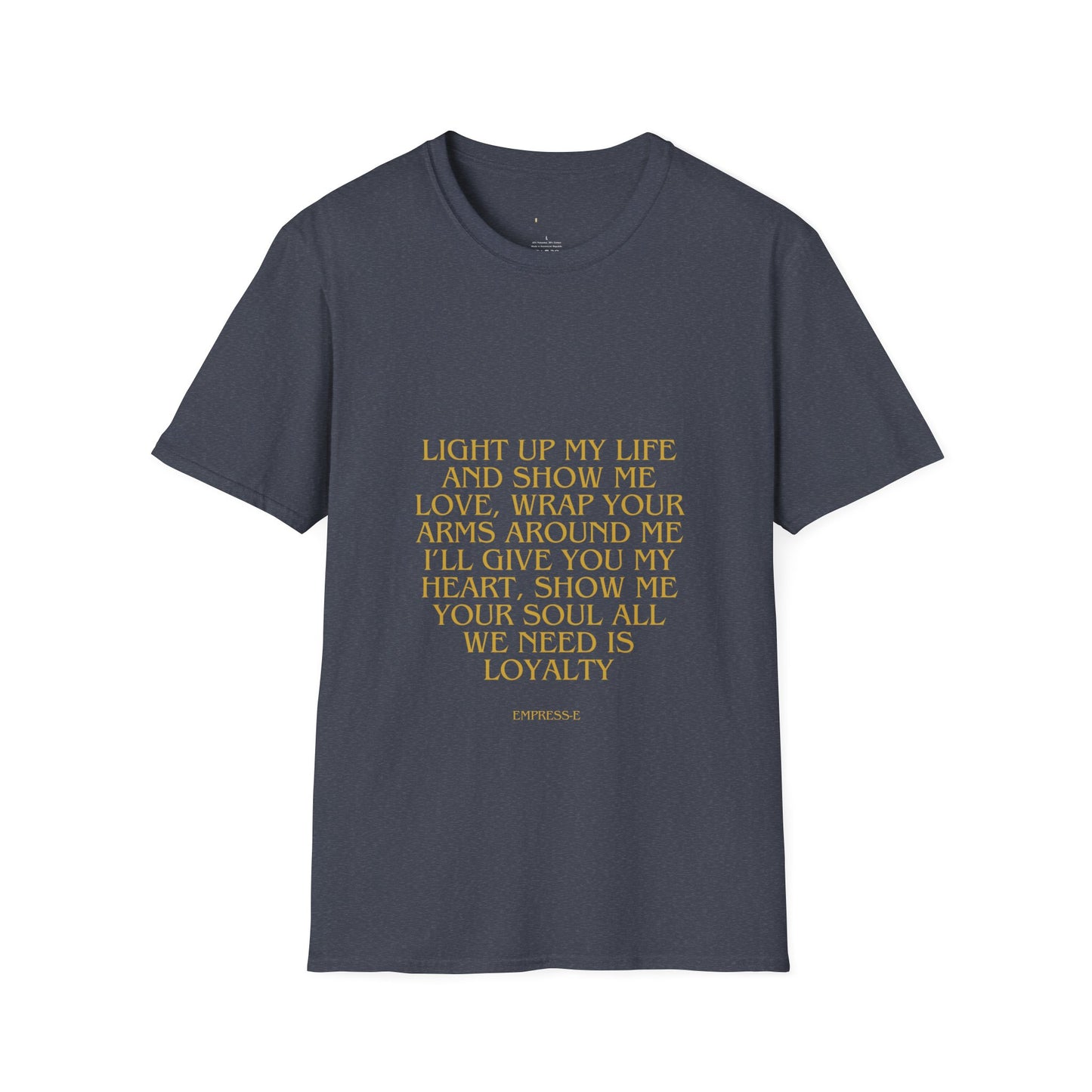 Graphic Tee Live Life and Love Unisex T-Shirt