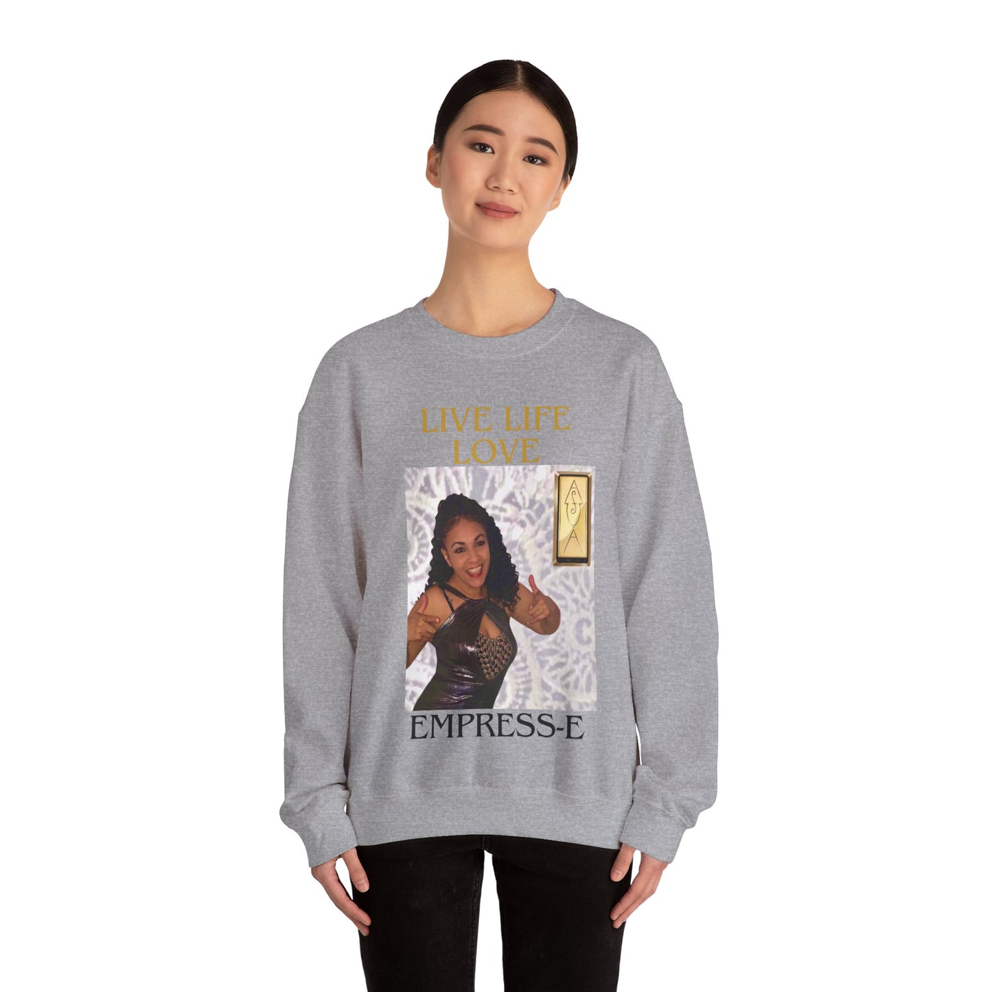 Music Lover Sweatshirt - LIVE LIFE LOVE by EMPRESS-E
