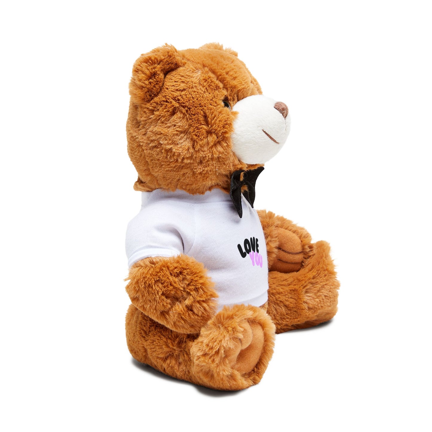Love You Teddy Bear - Cuddly Plush Toy with T-Shirt
